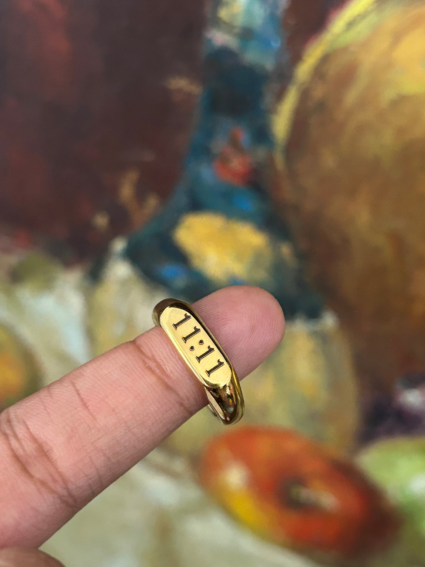Manifest Signet Stainless Steel Ring