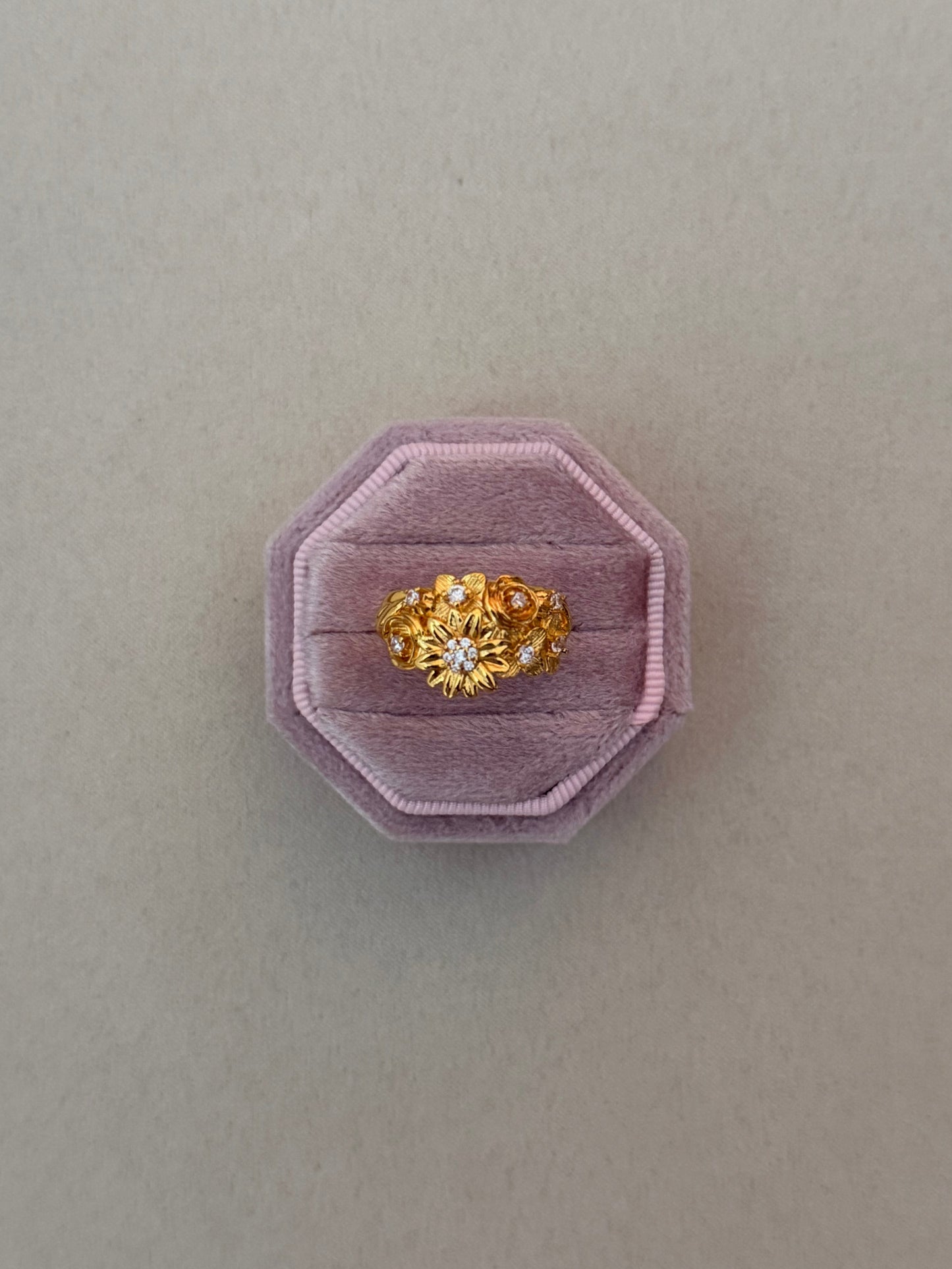 Celestine Garden Cuff Ring