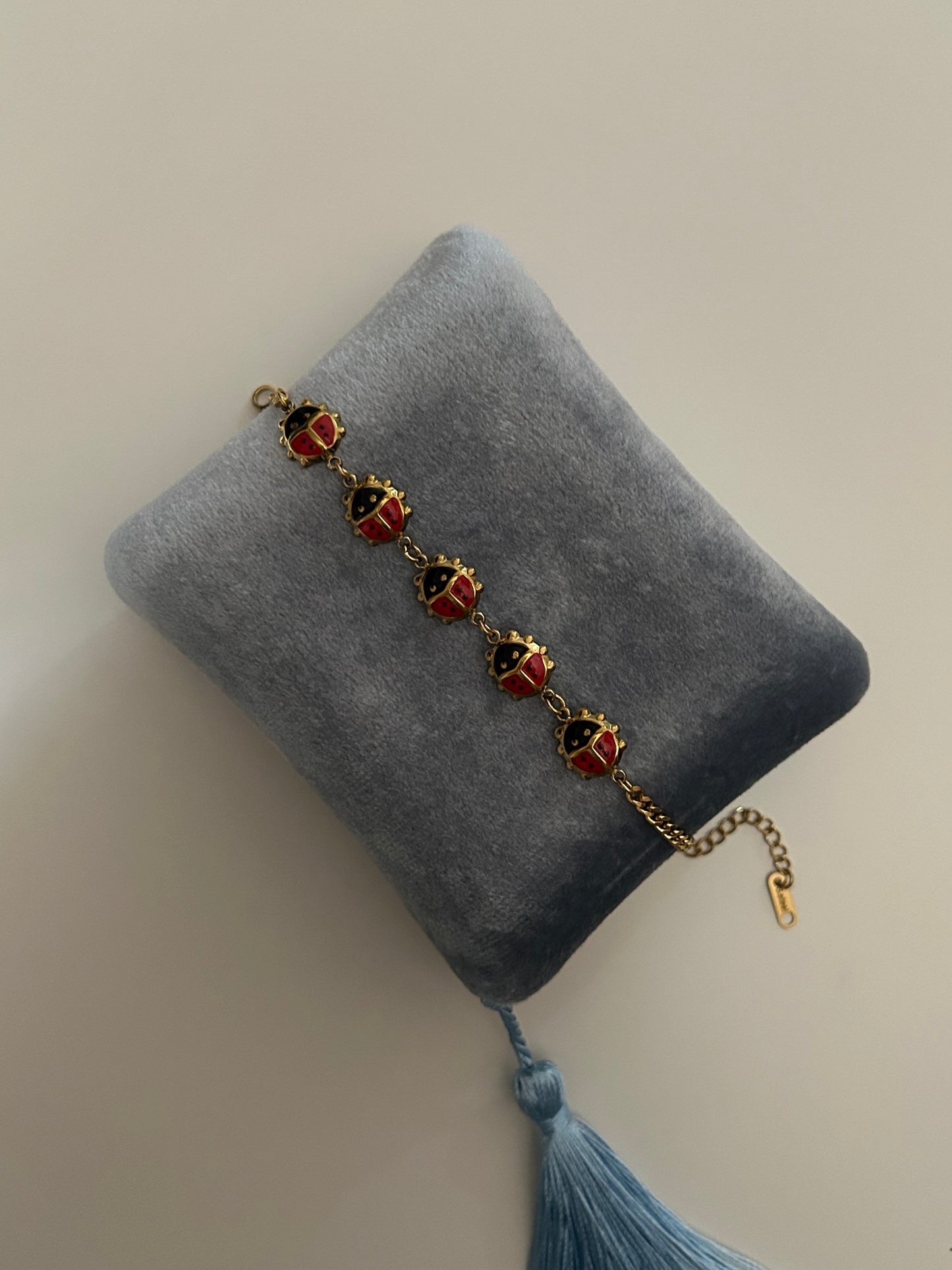 Ladybird Charm Bracelet