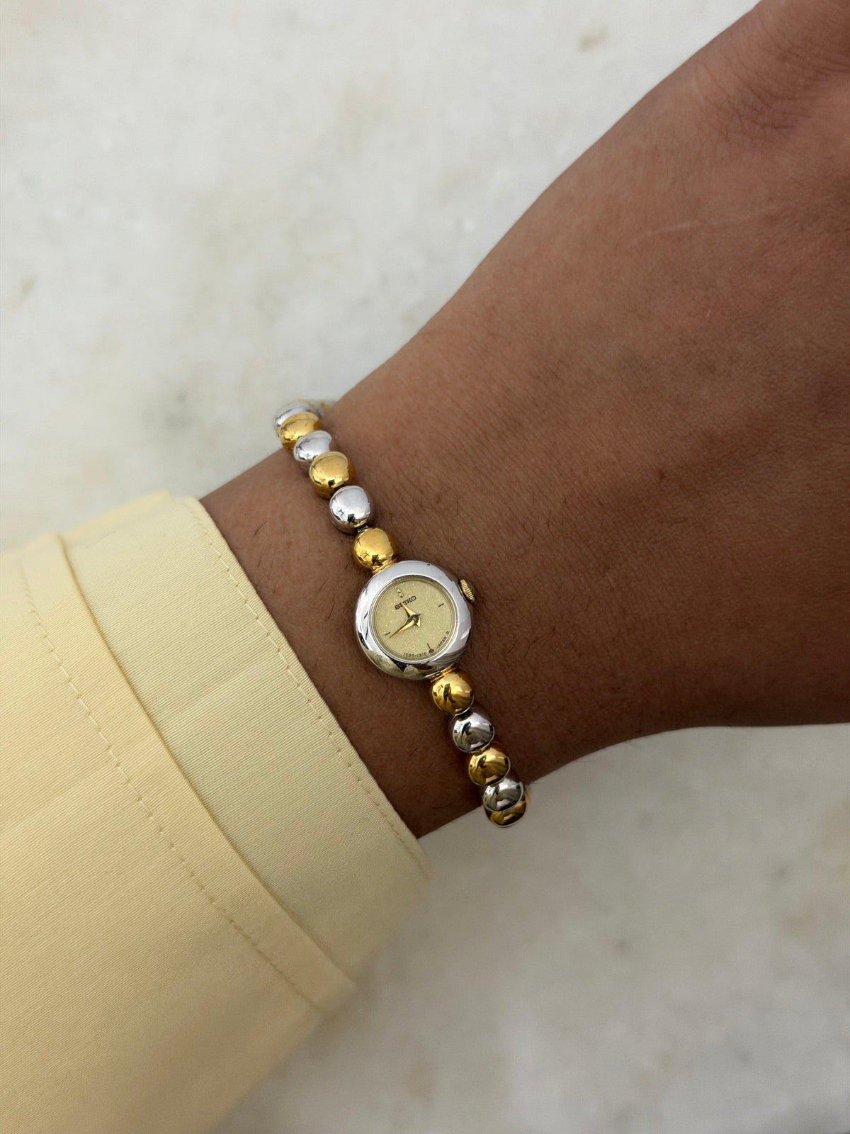 Vintage Seiko Bubble Bracelet Quartz Watch - Two Tone