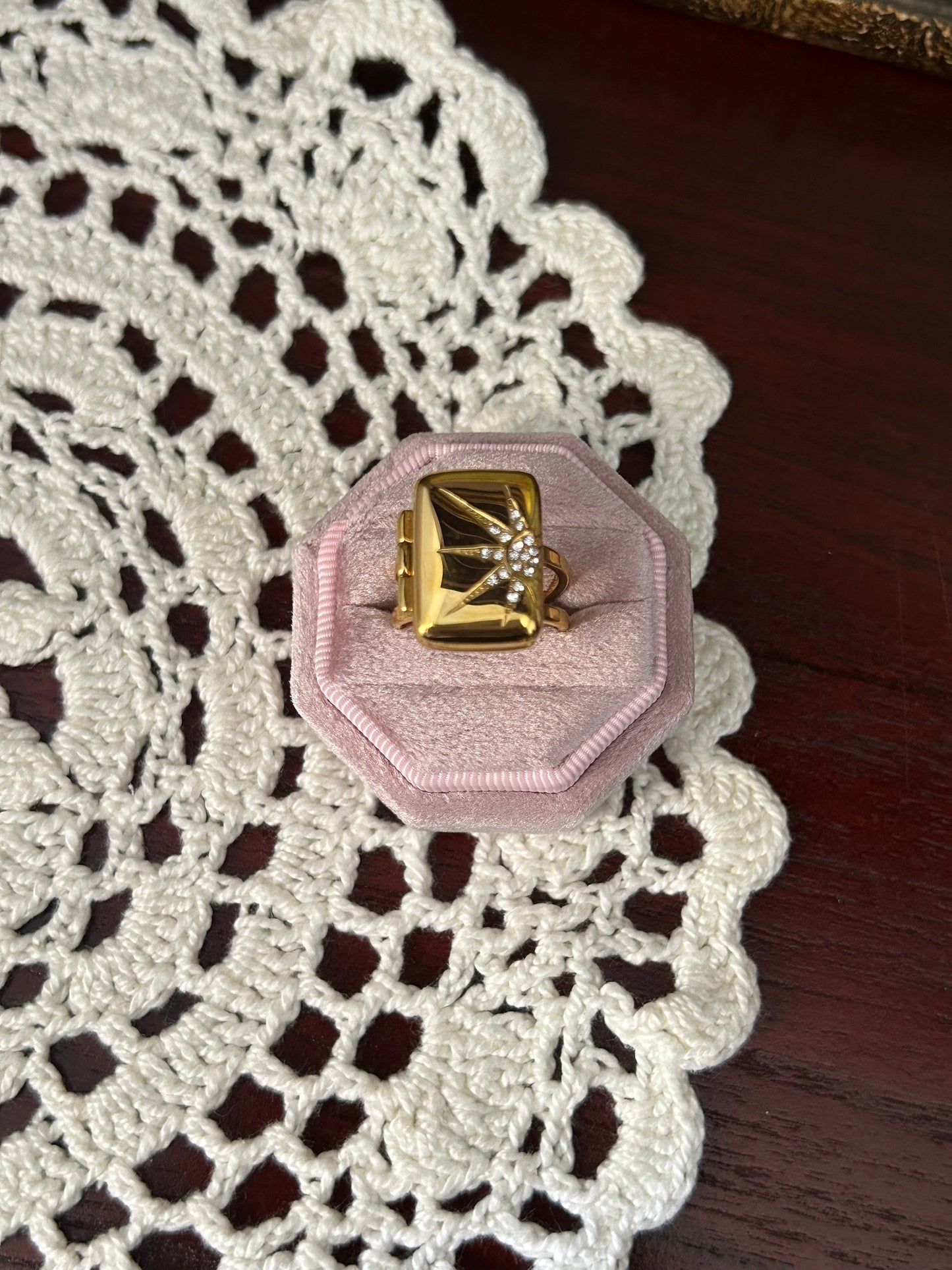 Sunspell Locket Ring