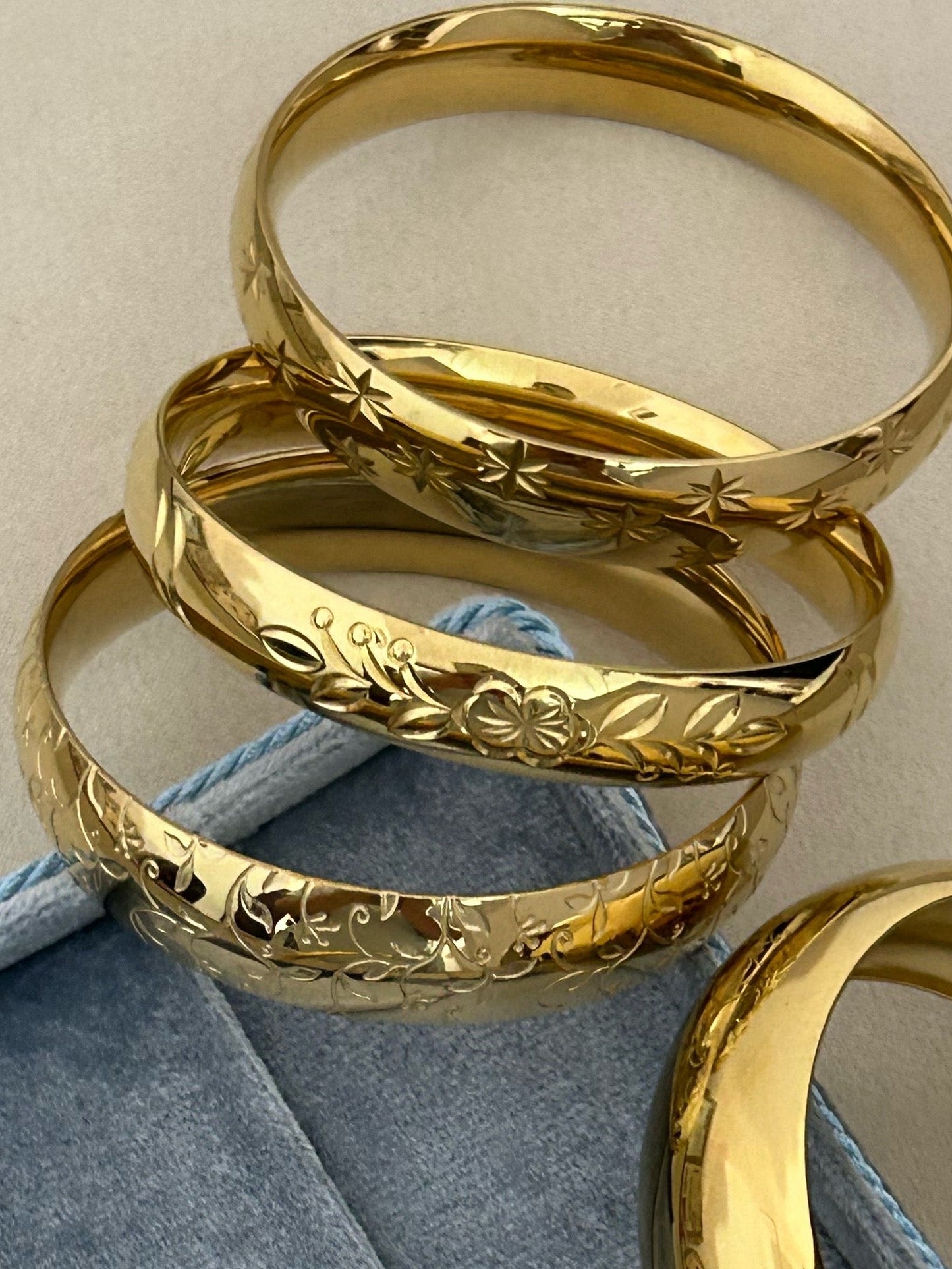 Stainless Steel Vine Bangle