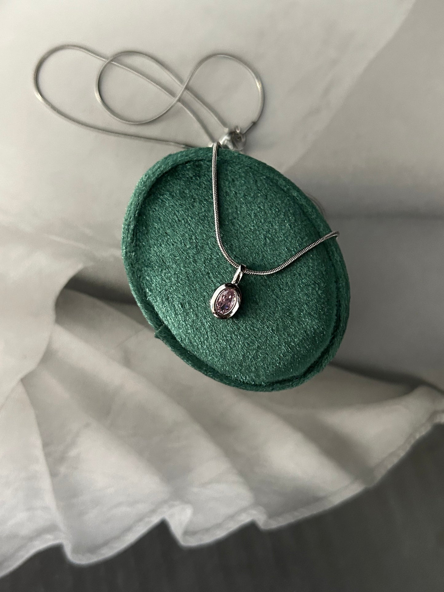 Ballet Pink Dainty Necklace