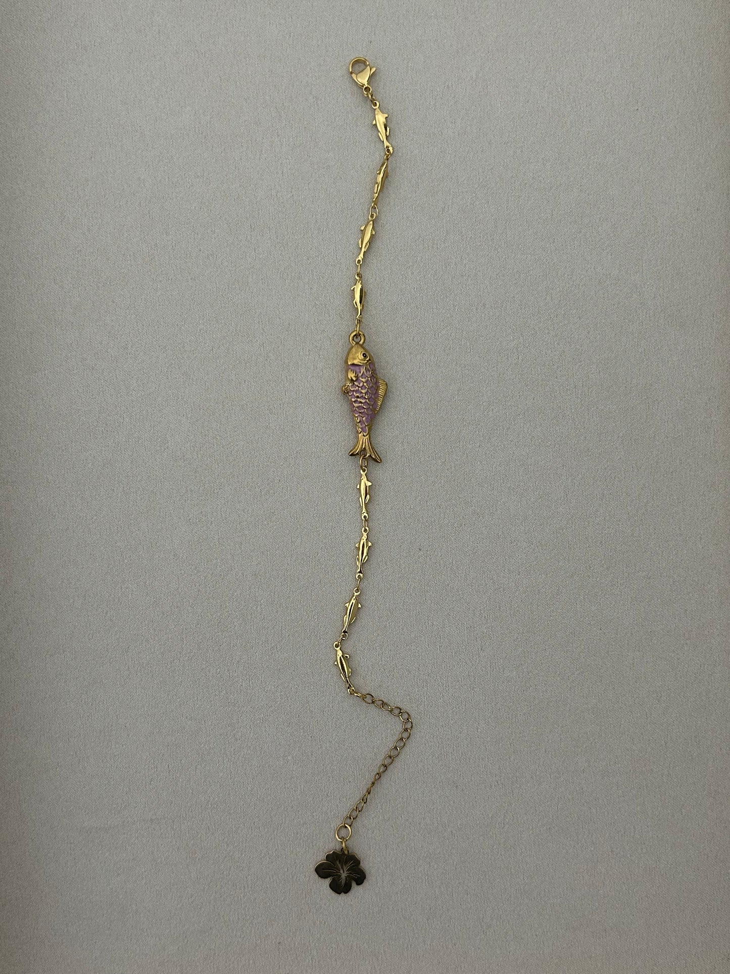 Koi Lagoon Gold Plated Stainless Steel Bracelet