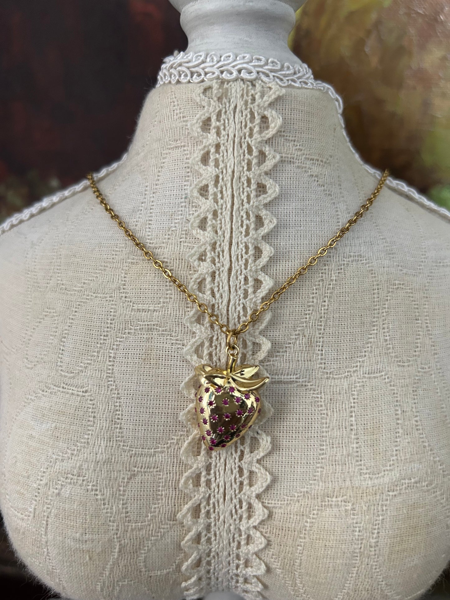Strawberry Kiss Necklace