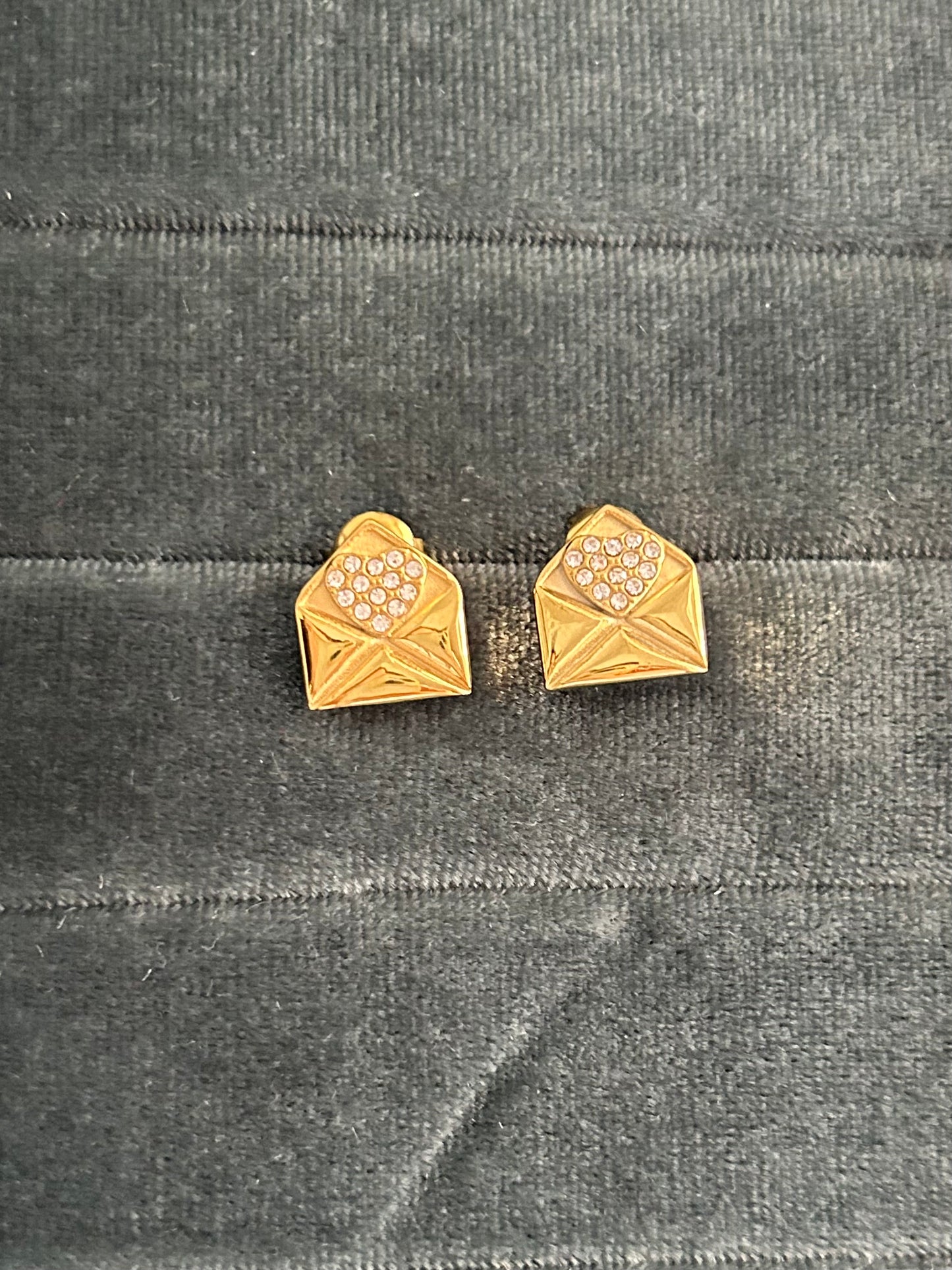 Love Letter Zircon Earrings