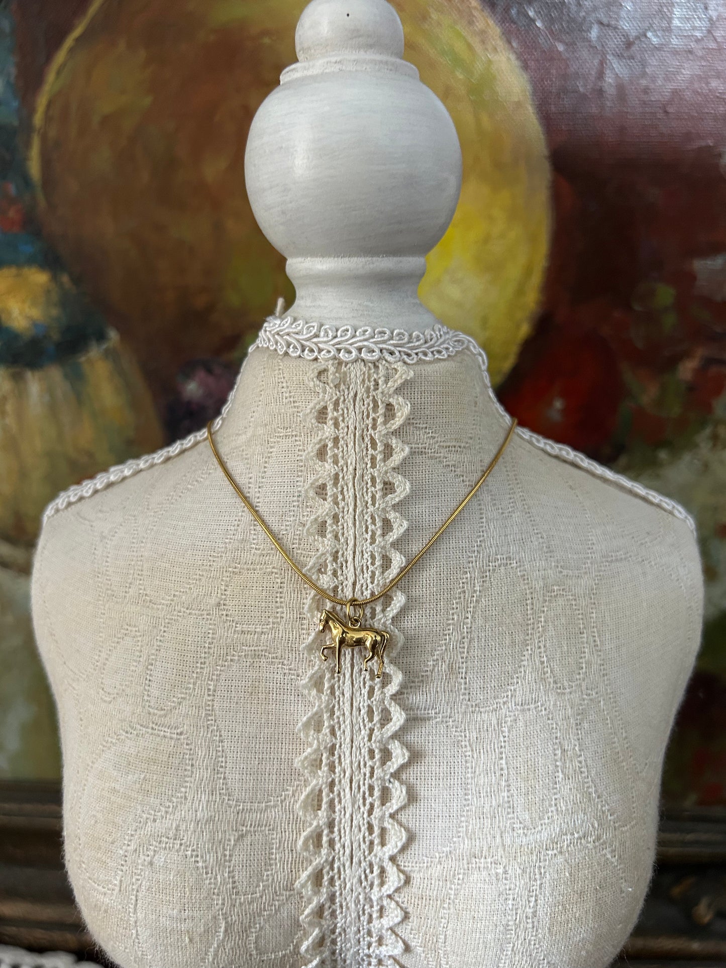 Fortune Horse Dainty Necklace