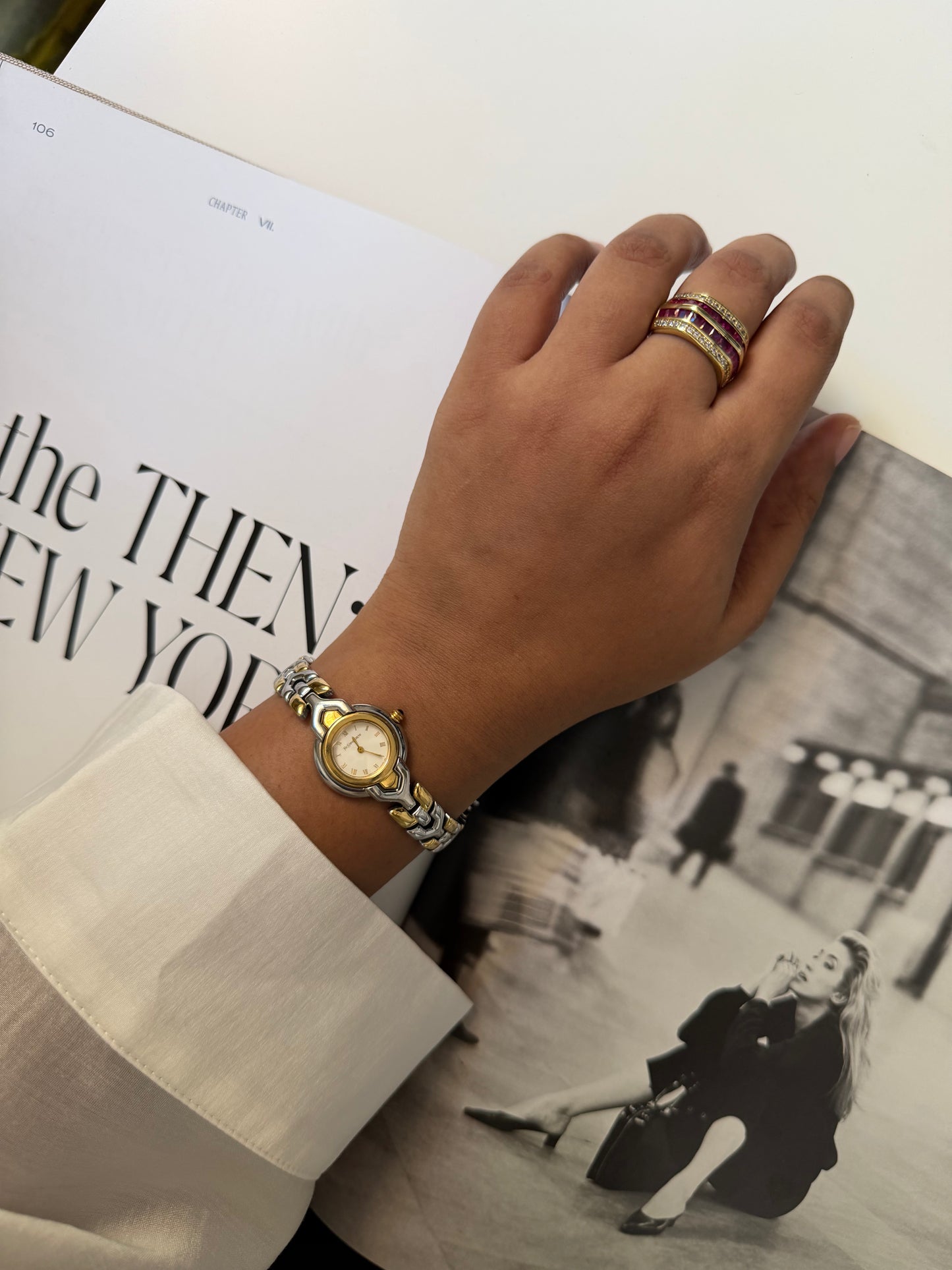 Vintage YSL Two-Tone Watch