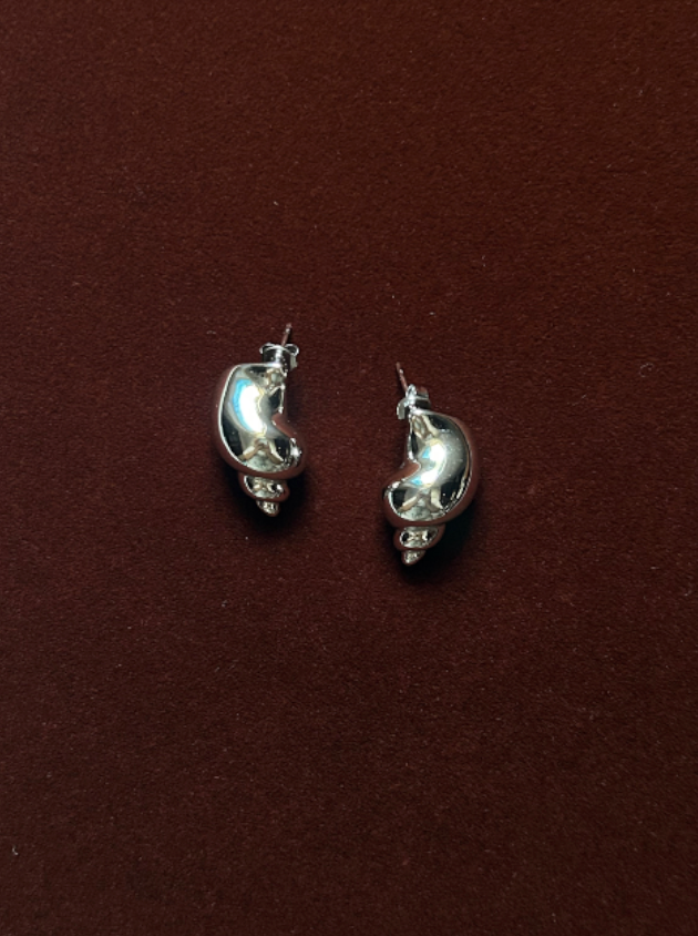 Conch Stainless Steel Stud Earrings
