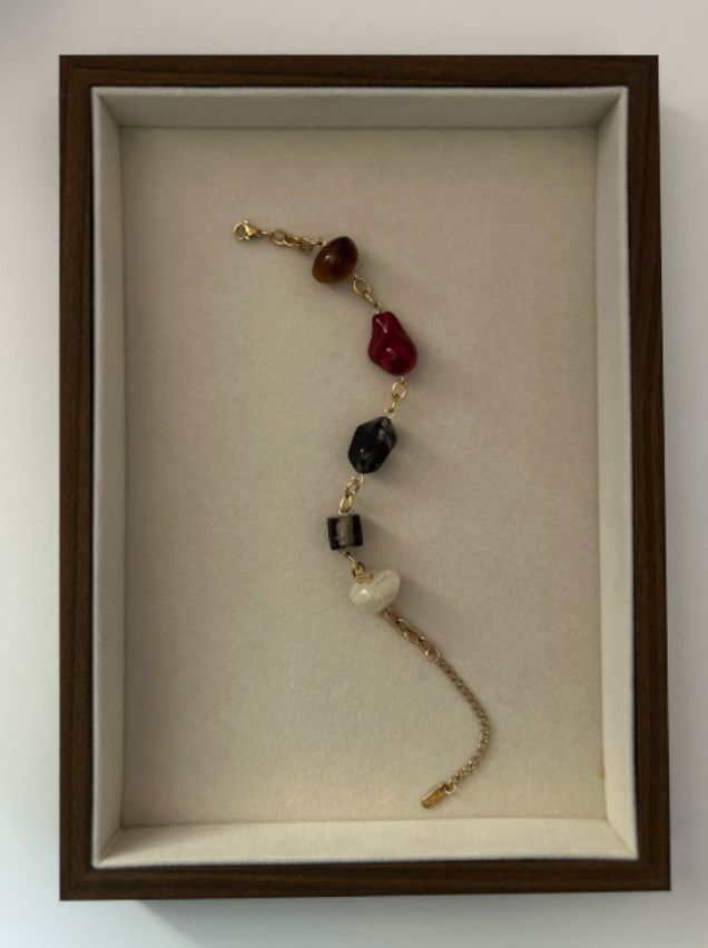 Vintage Style Resin Link Bracelet