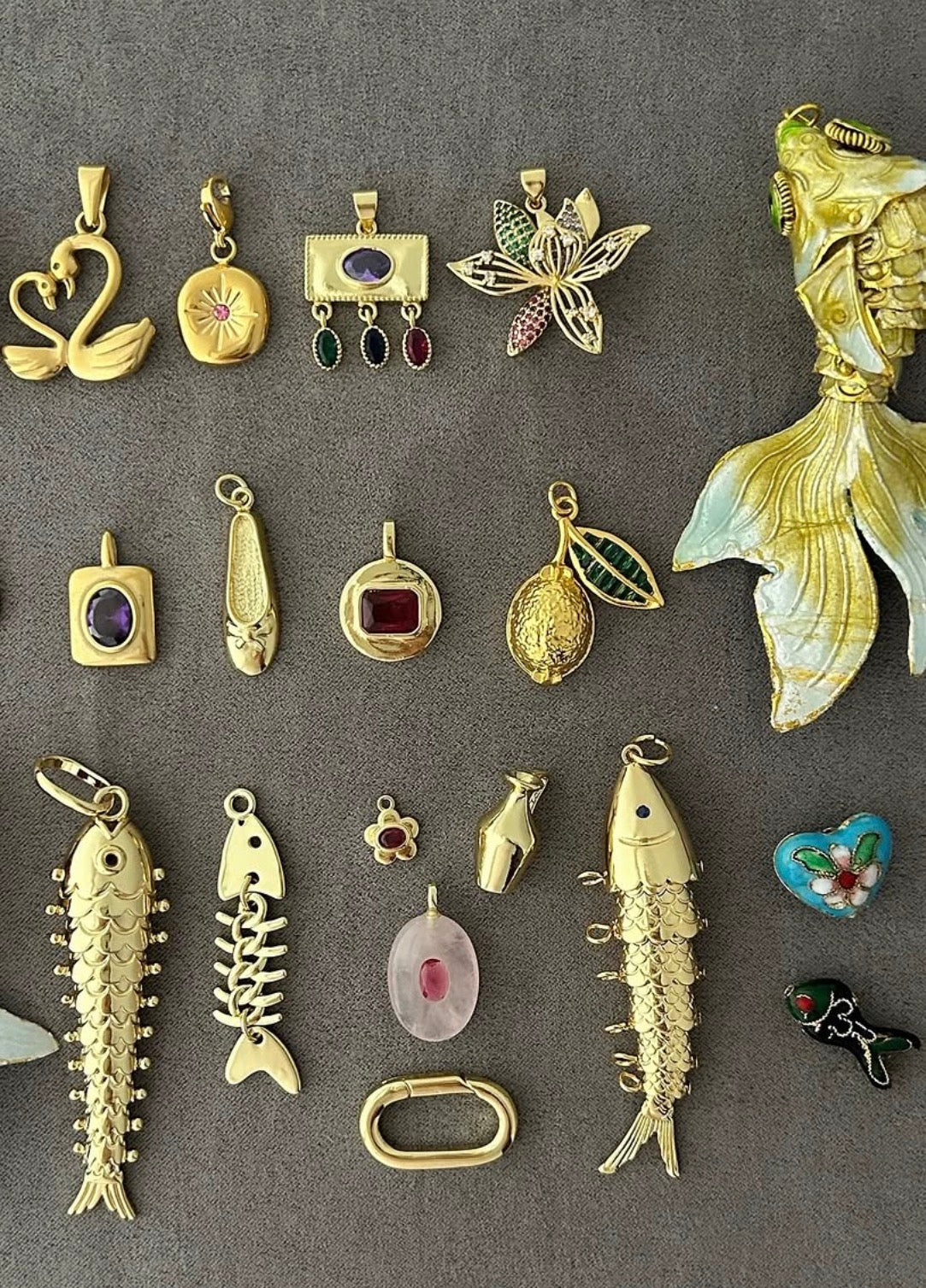 Gold Plated Charms