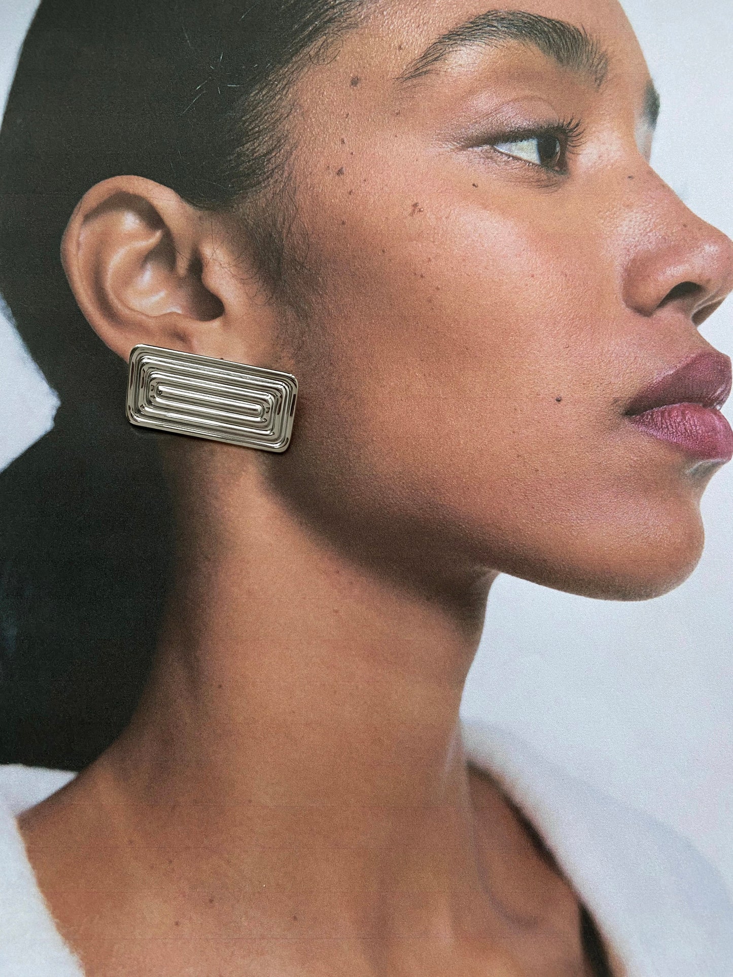 Maze Mirror Earrings