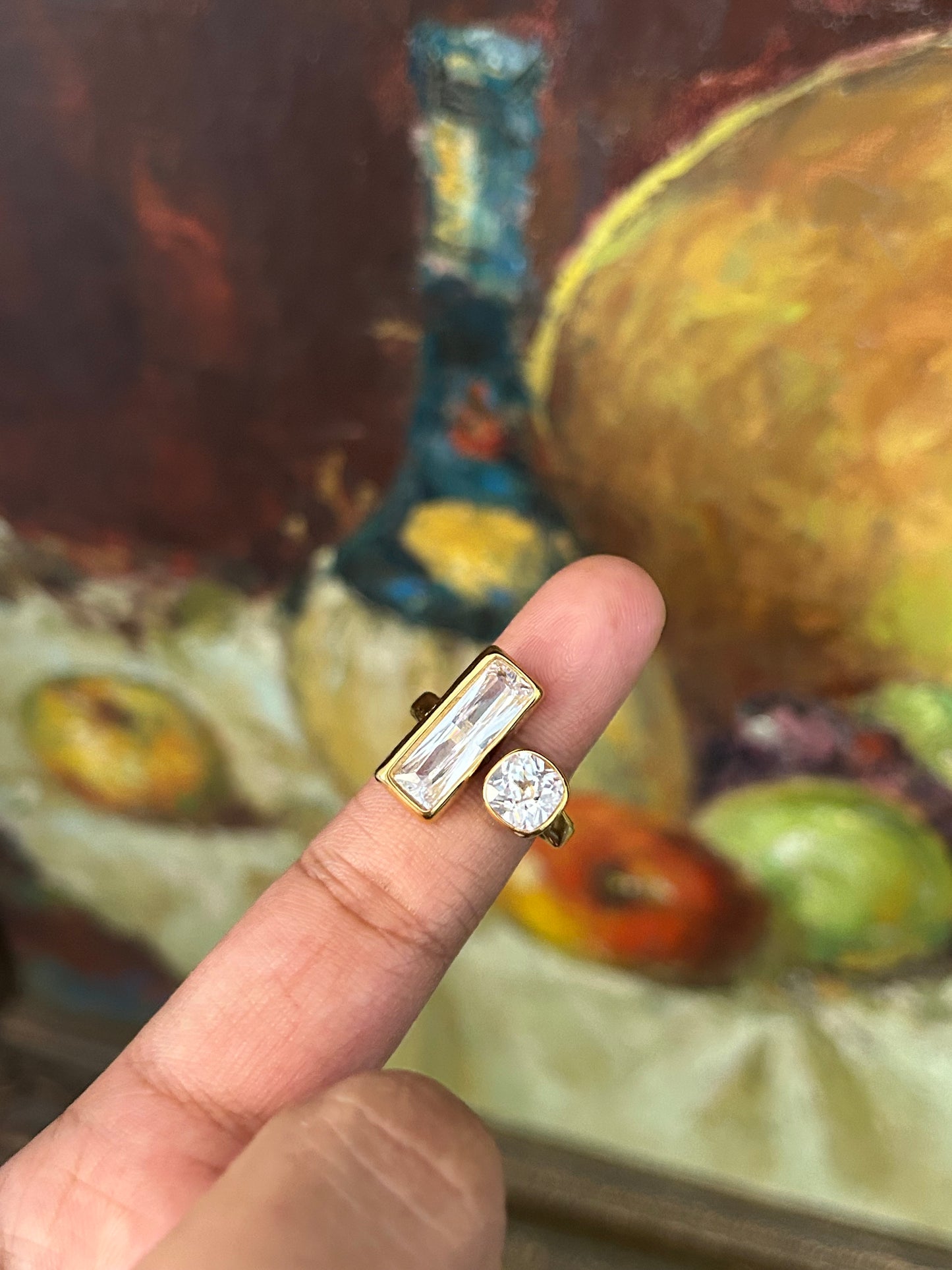 Midnight In Milan Stainless Steel Ring