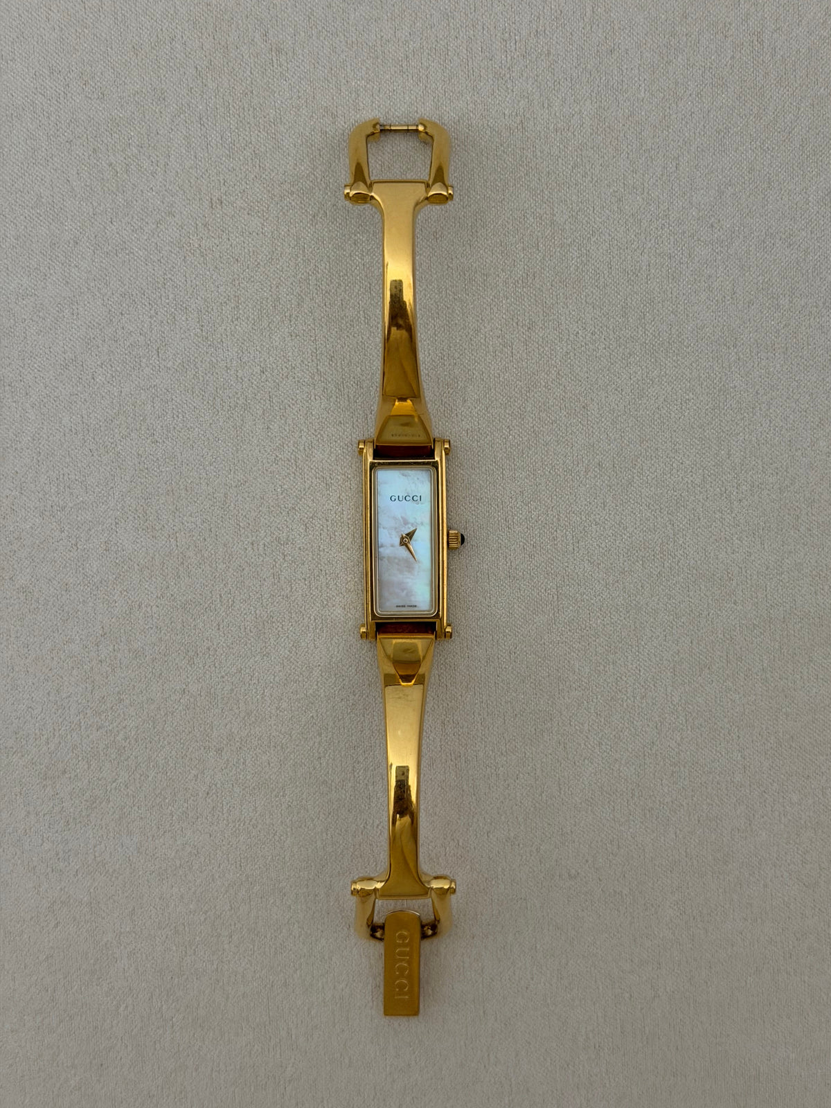 Vintage Gucci White Mop Dial 1500L Watch- Excellent Condition