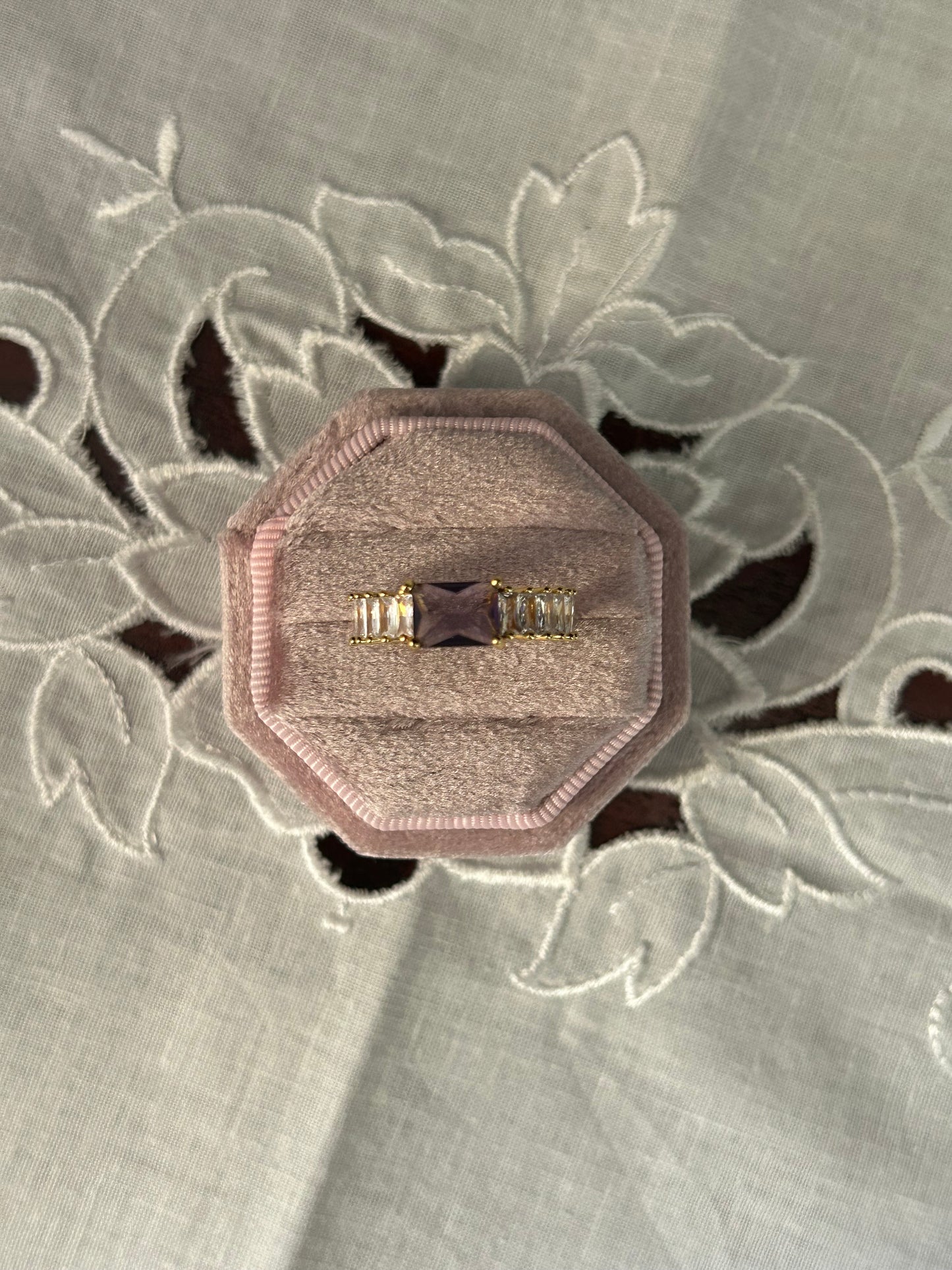 Alisha CZ Cuff Ring