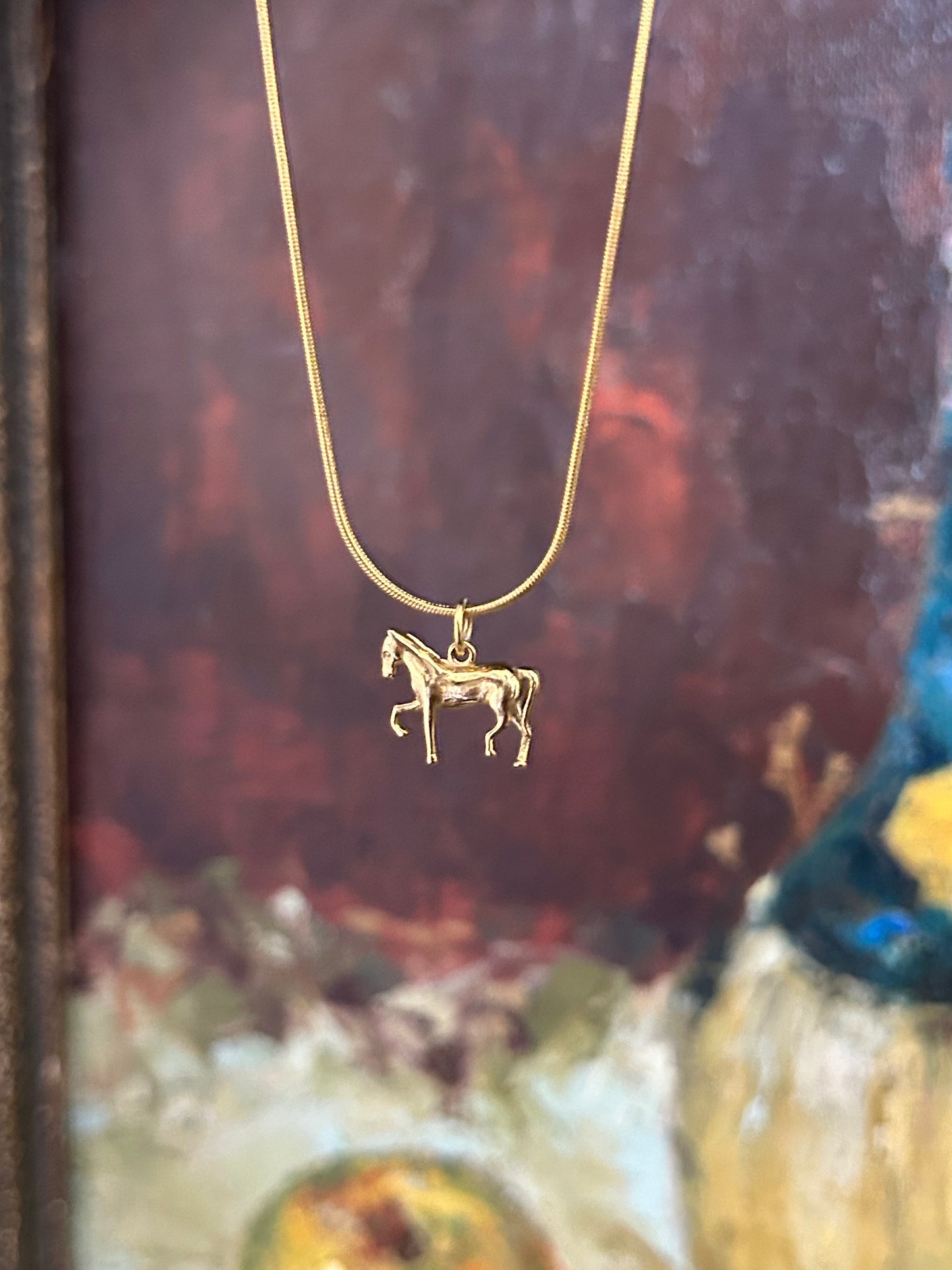 Fortune Horse Dainty Necklace