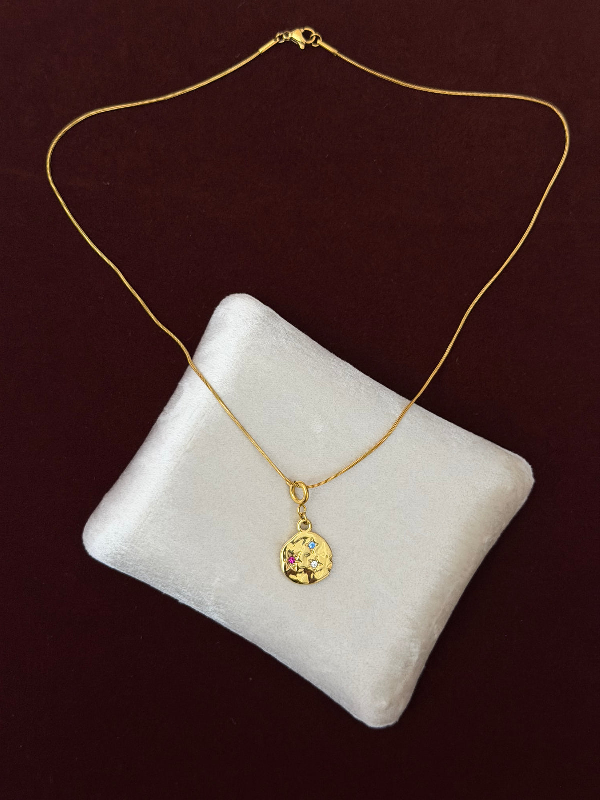 Sitara Spring Ring Charm Necklace