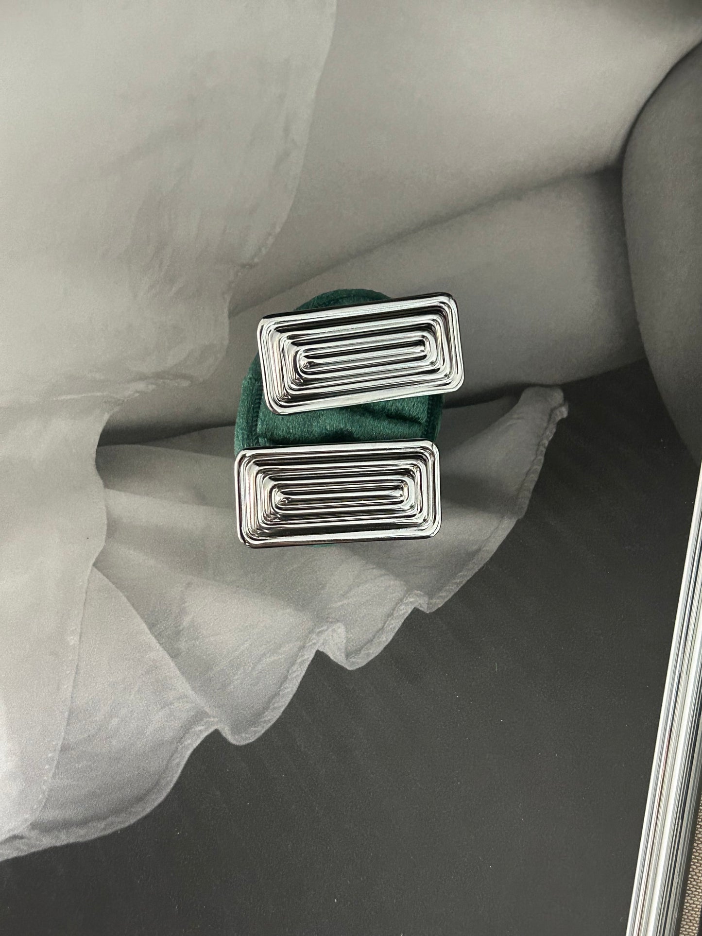 Maze Mirror Earrings