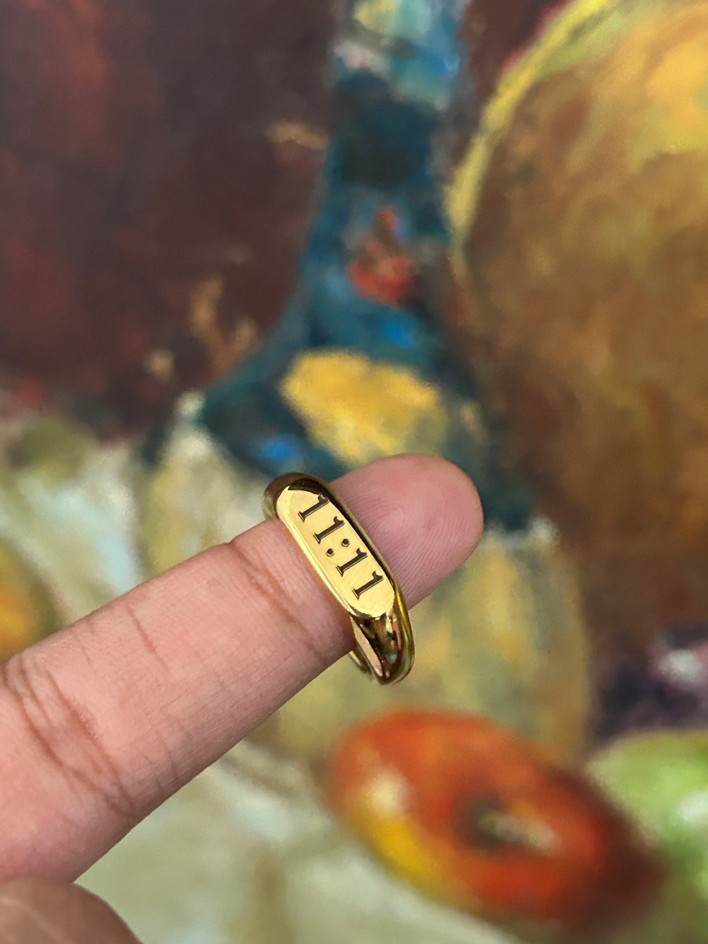 Manifest Signet Stainless Steel Ring
