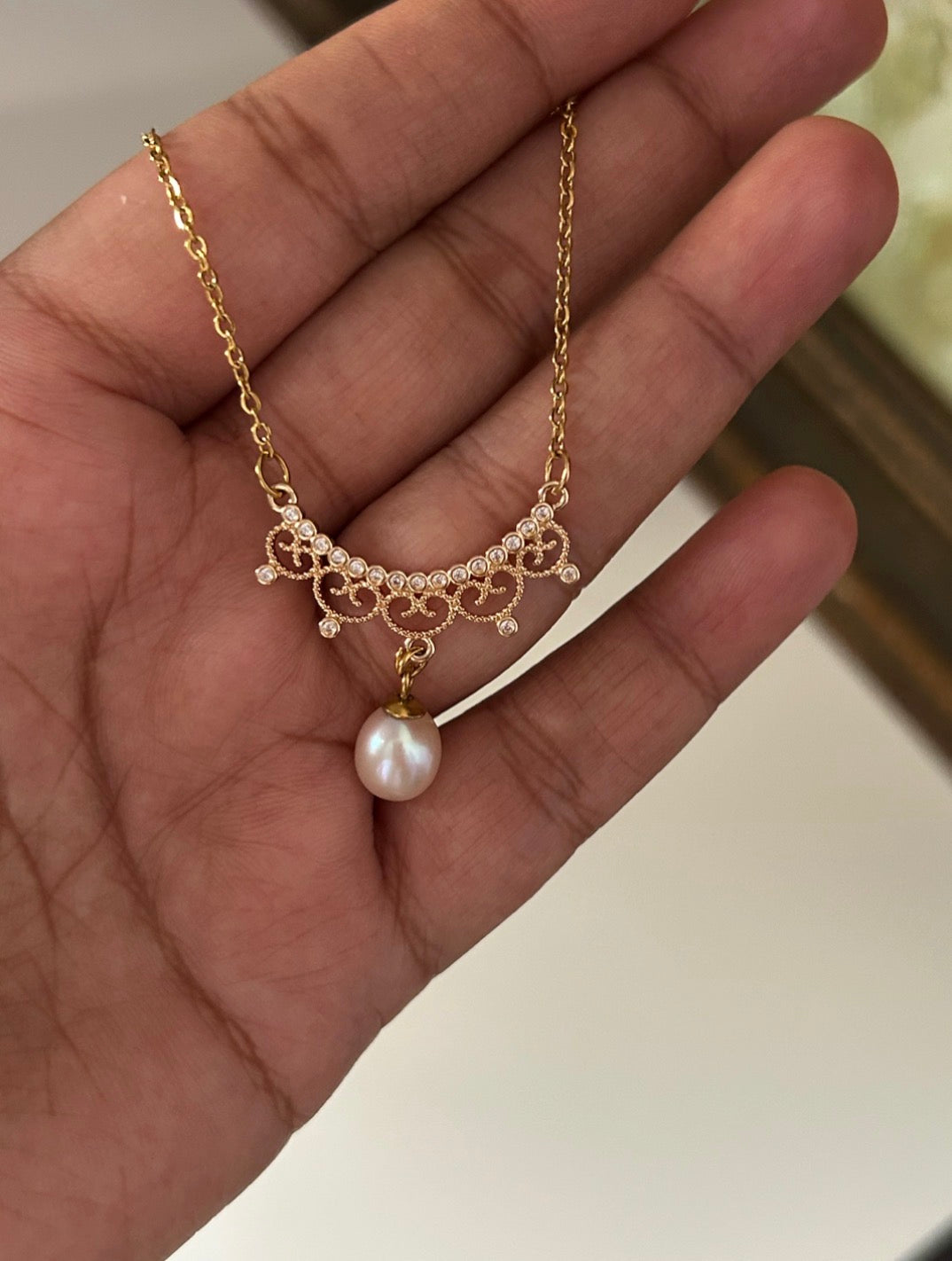 Daphne Pearl Necklace