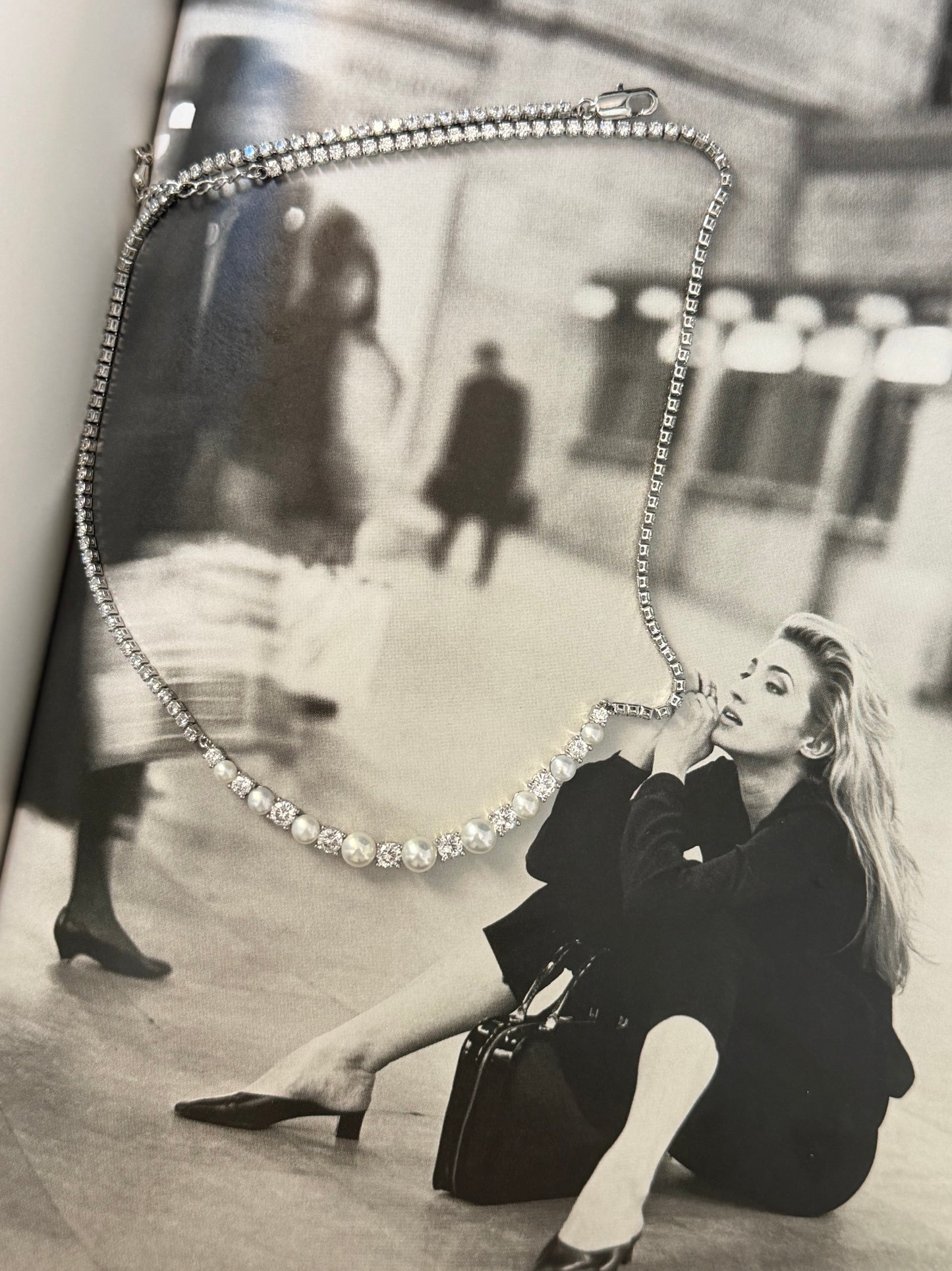 Lumière Pearl Tennis Necklace