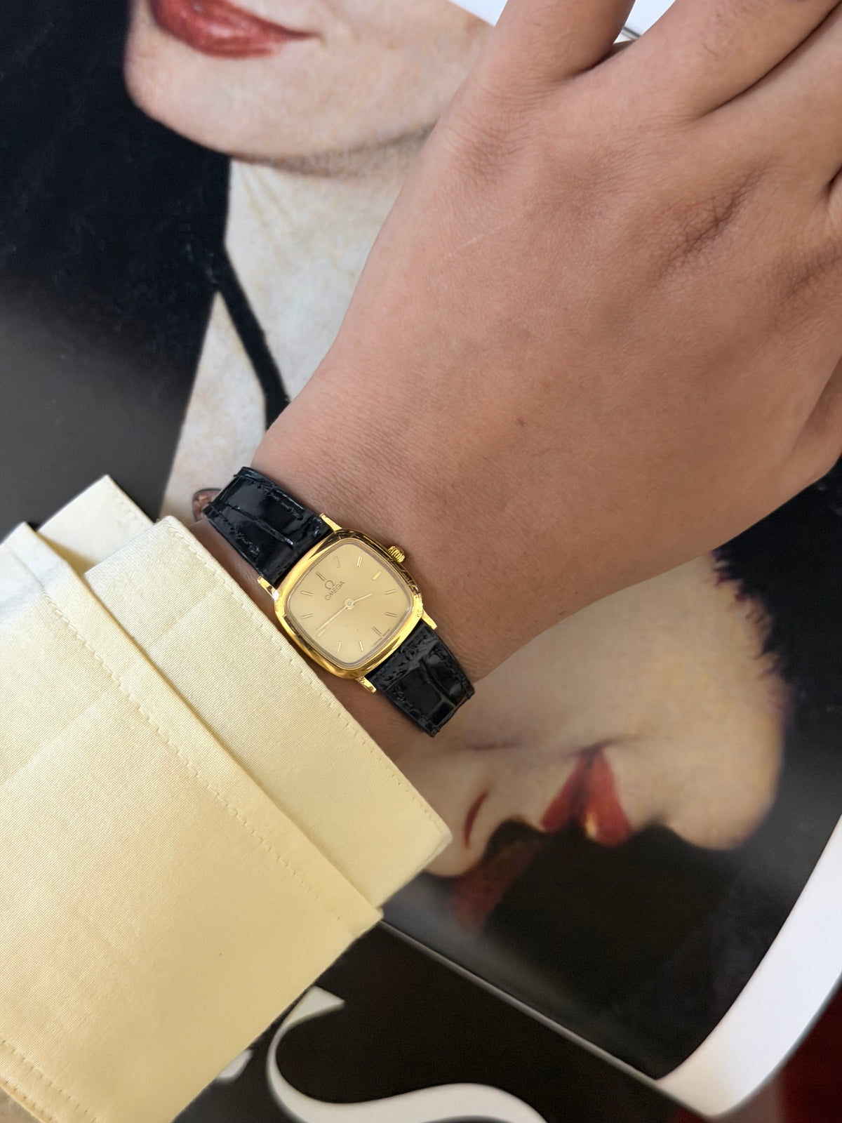 Vintage Omega De Ville Ultra Slim Dress Quartz Watch