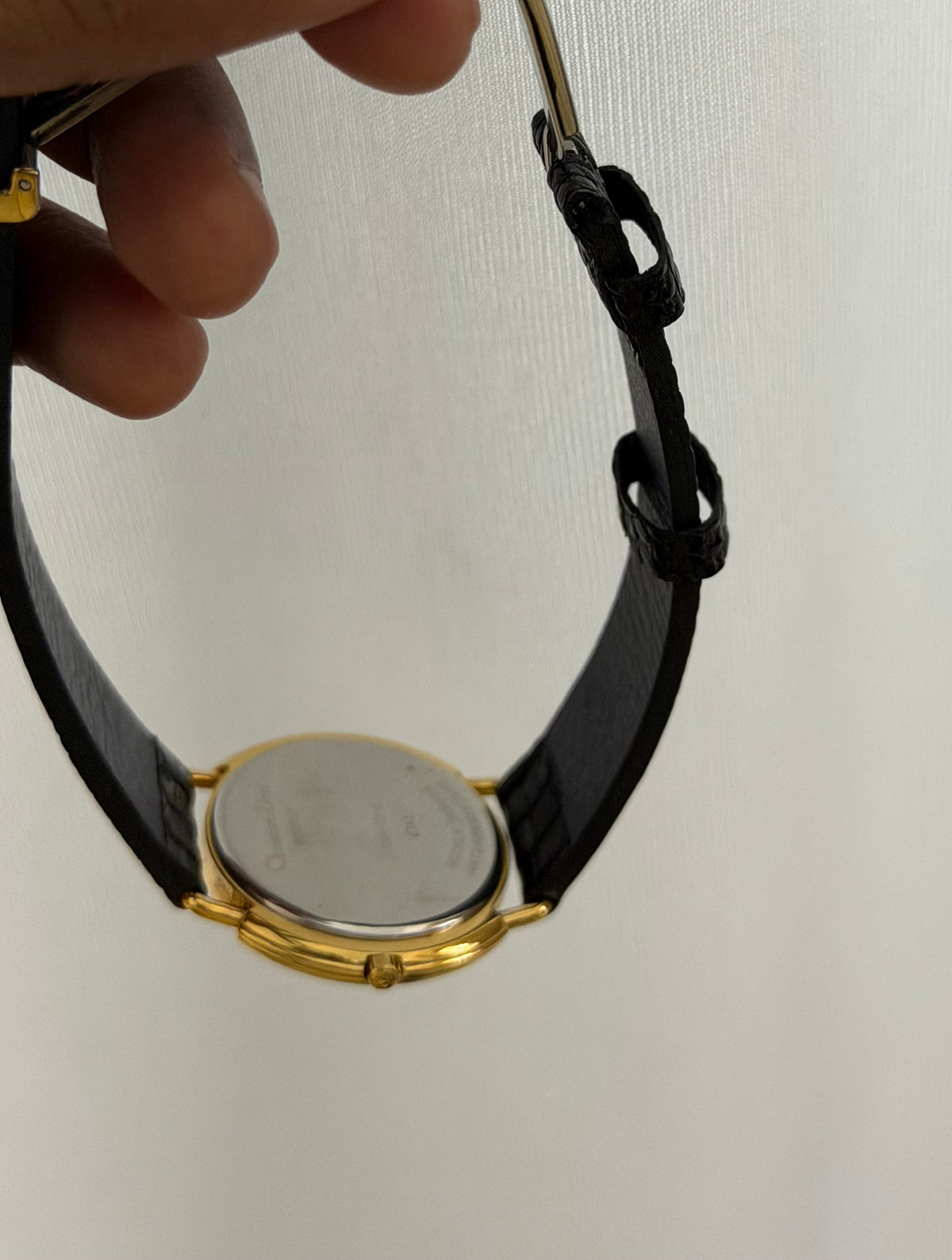 Vintage Christian Dior Mother of Pearl Diamond Dial Quartz Watch