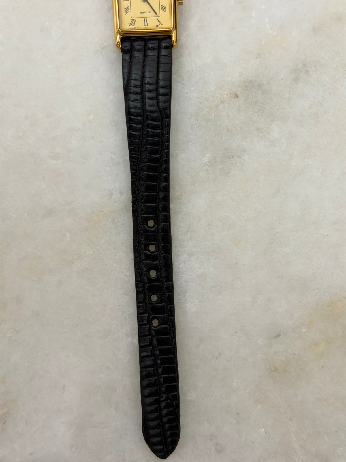 Vintage Current Quartz Tank Watch - 1980s