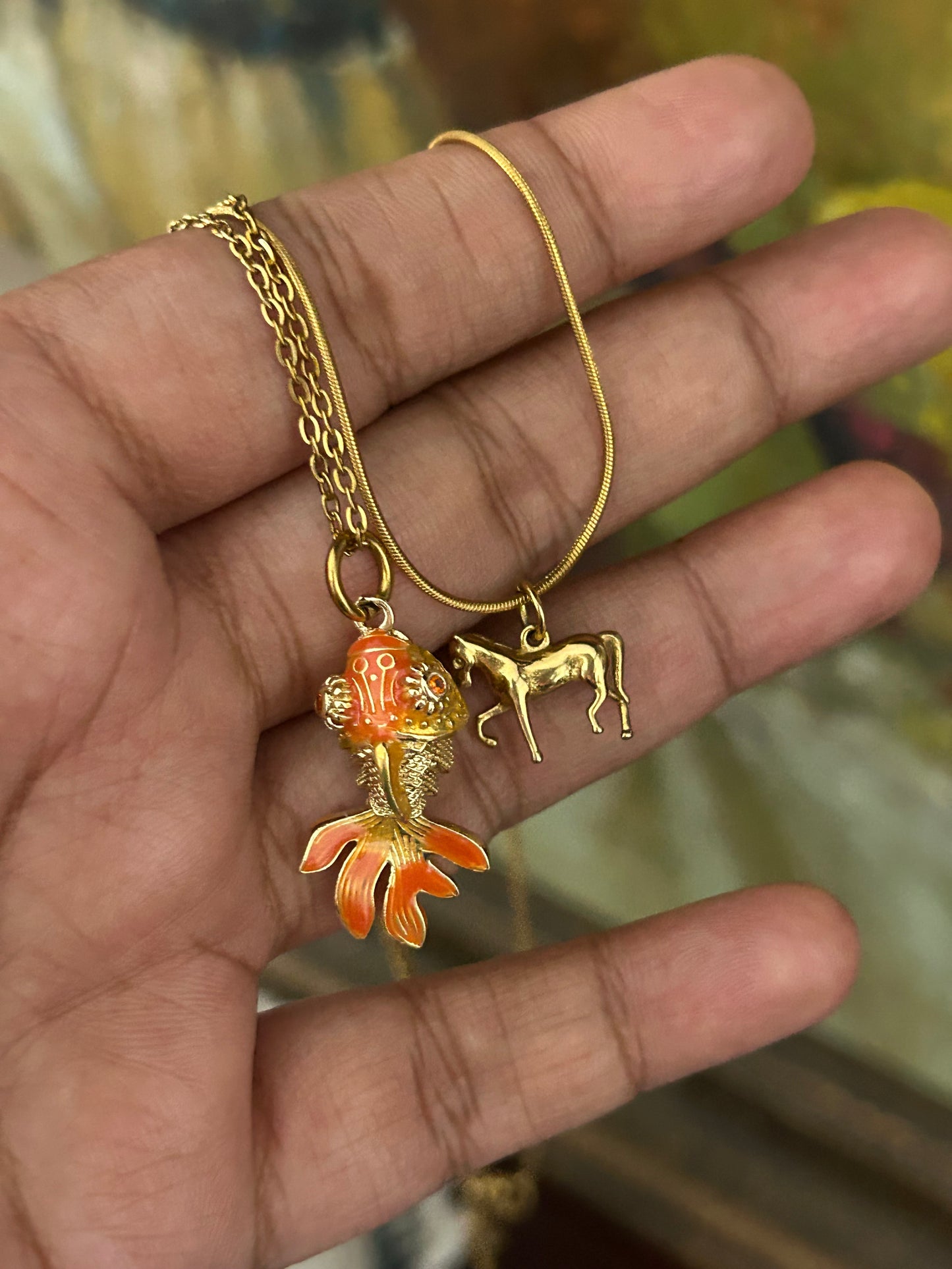 Lucky Koi Fish Necklace