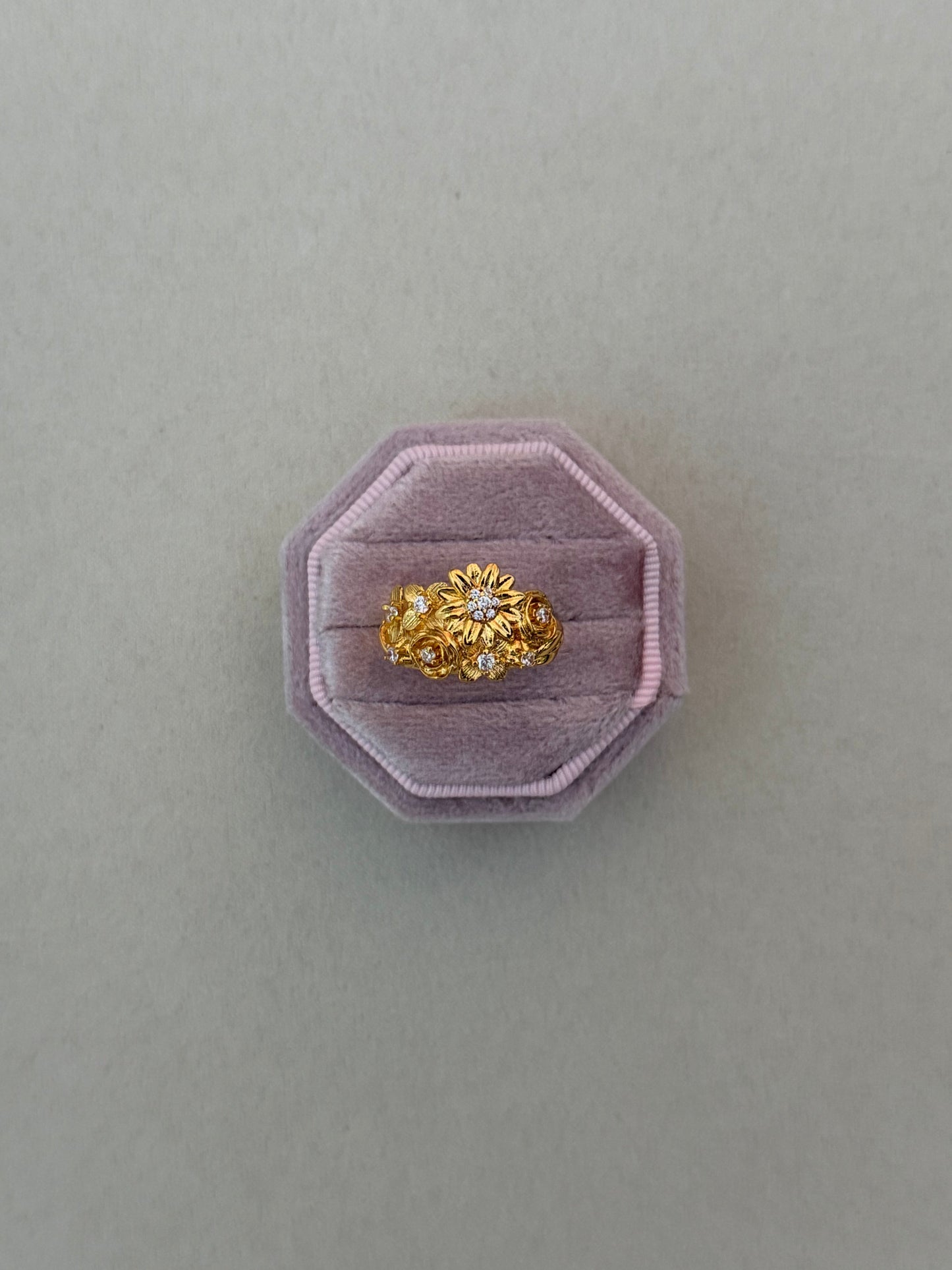 Celestine Garden Cuff Ring