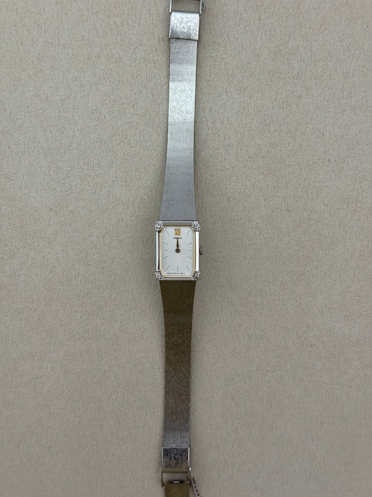 Vintage Seiko Tank Dress Watch