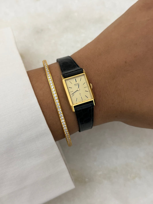 Rare Vintage Seiko Tank Quartz Watch