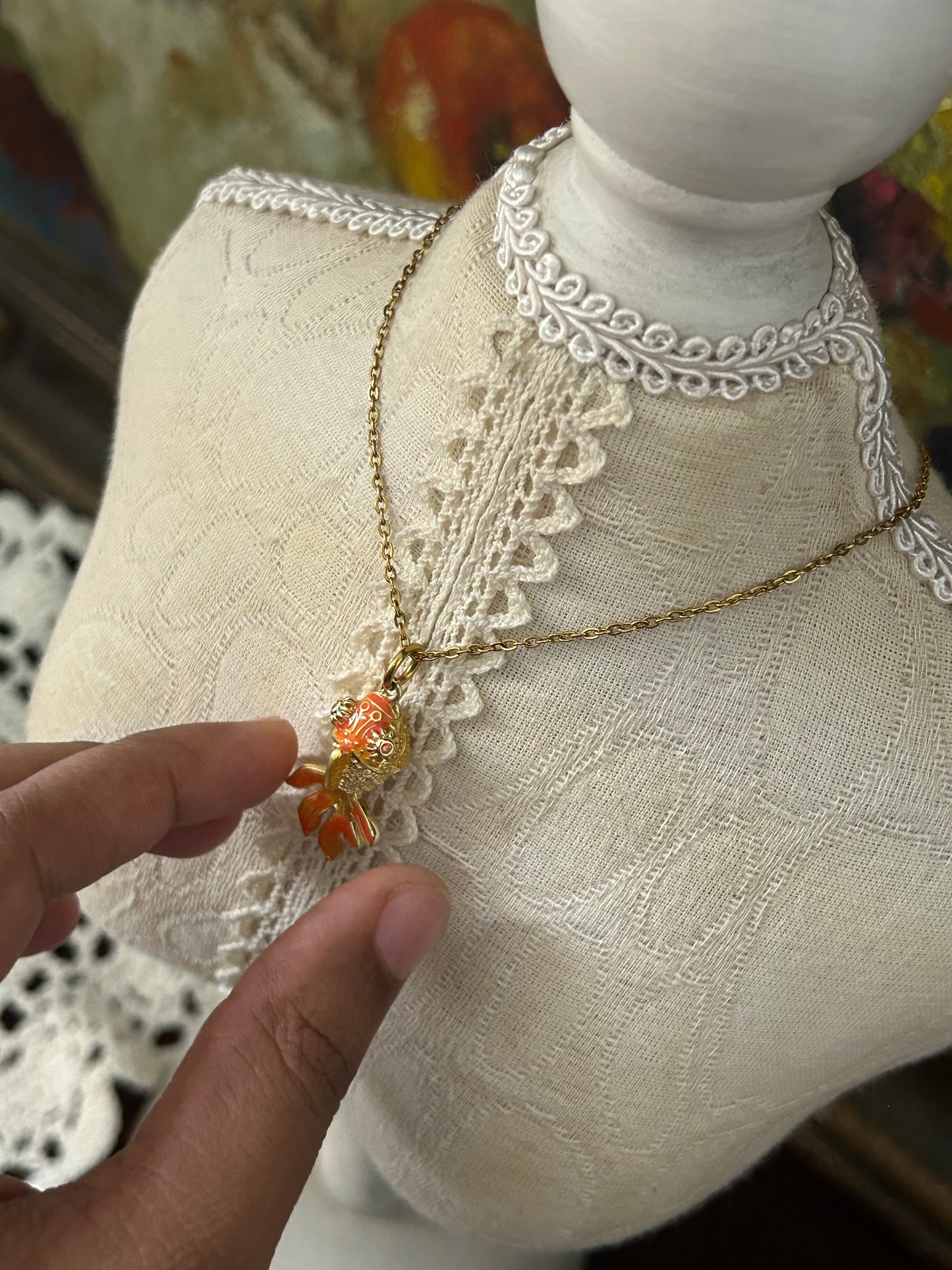 Lucky Koi Fish Necklace