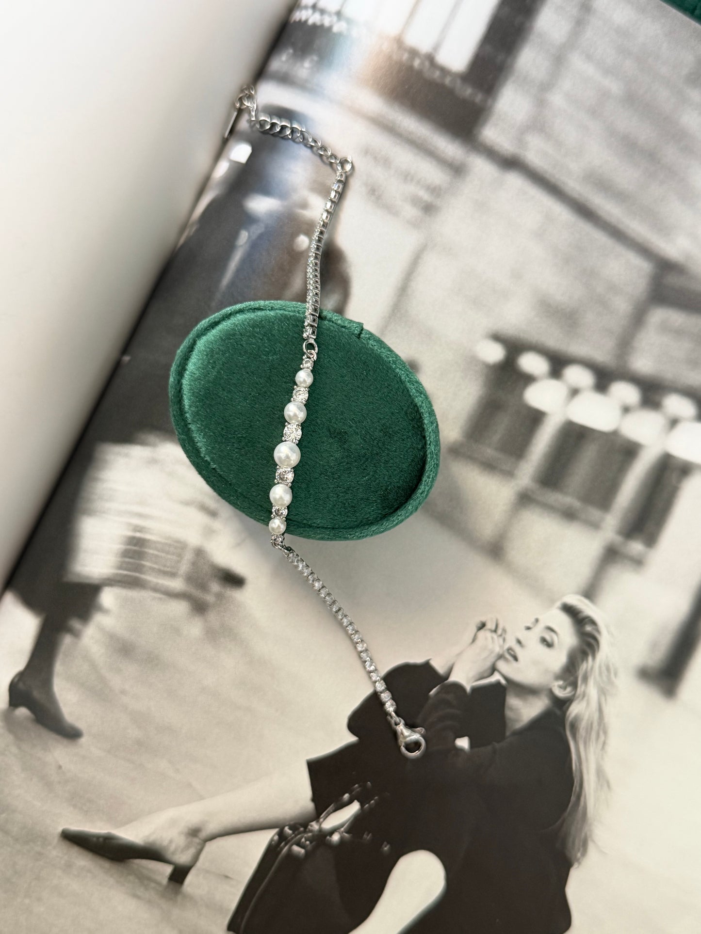 Lumière Pearl Tennis Bracelet