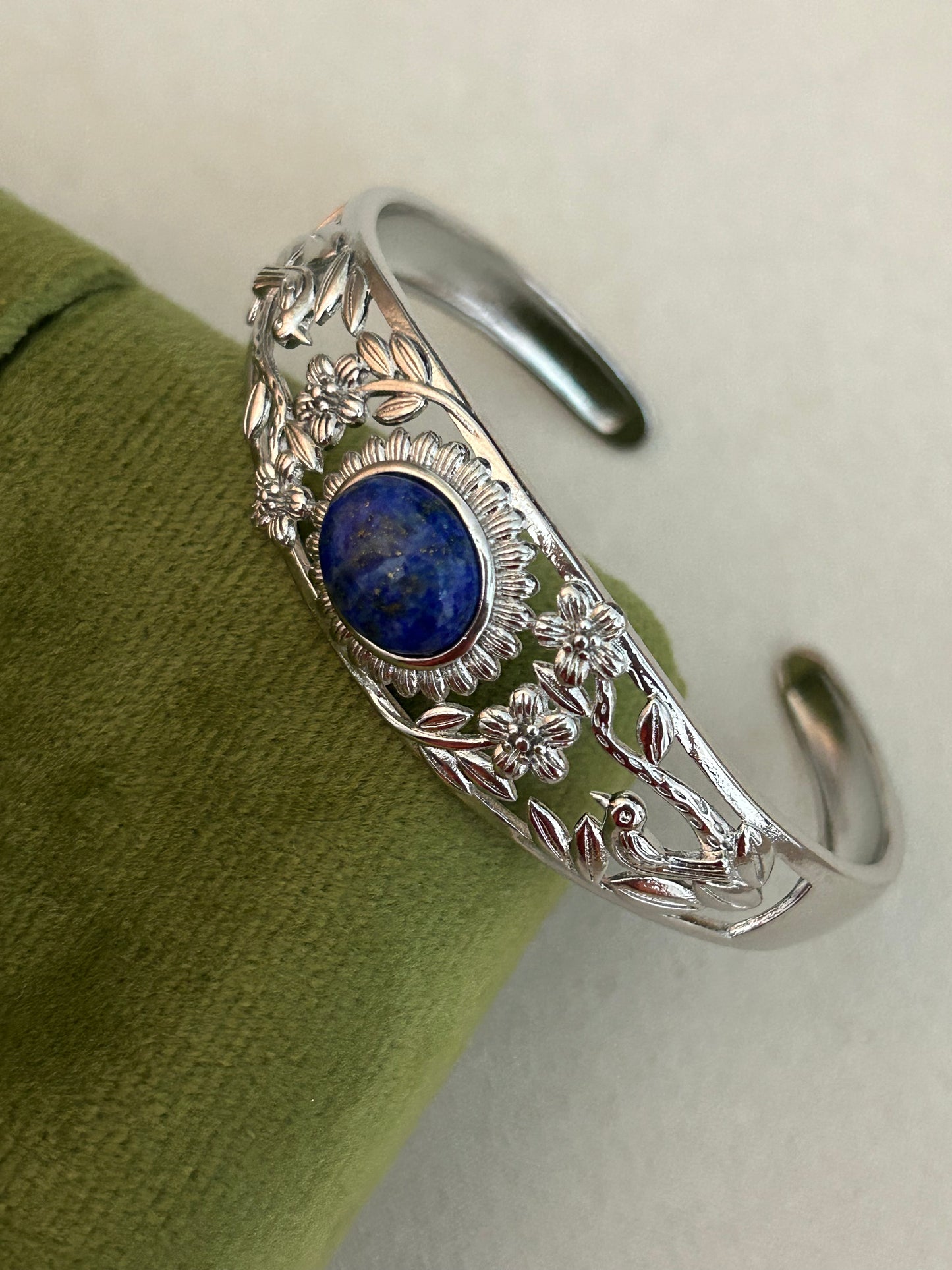 Aviary Lapis Cuff