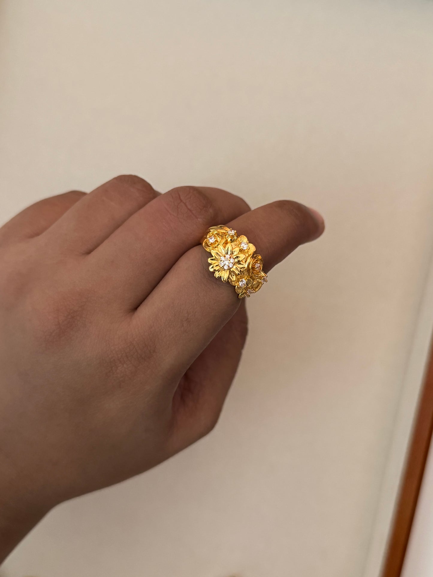 Celestine Garden Cuff Ring
