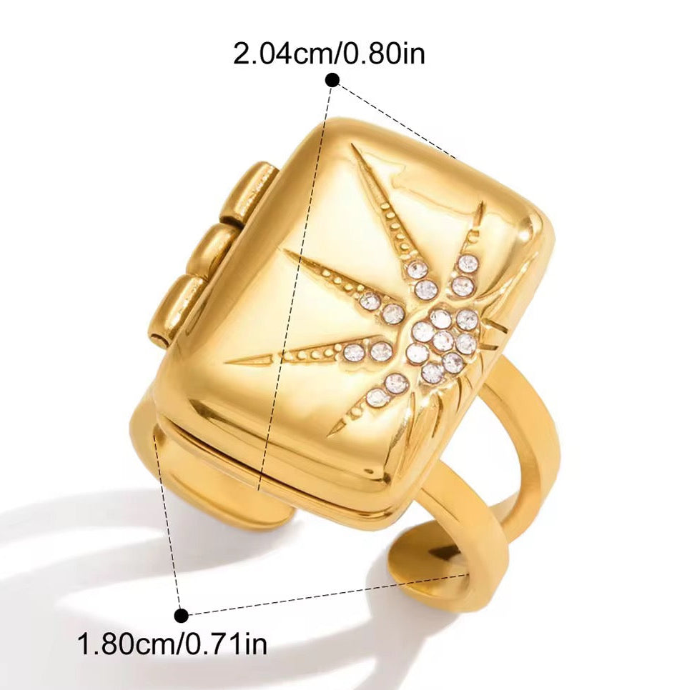 Sunspell Locket Ring