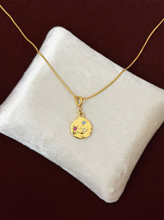 Sitara Spring Ring Charm Necklace