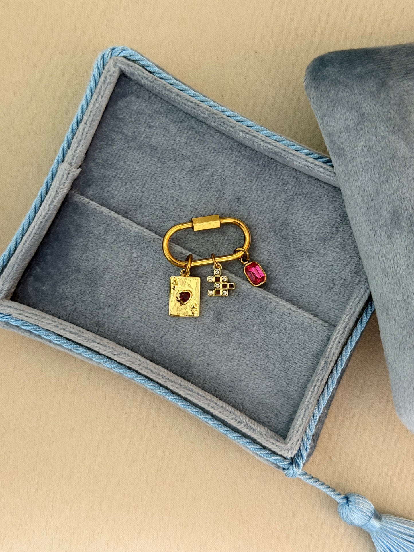 3-Charm Loop Lock Medium Carabiner
