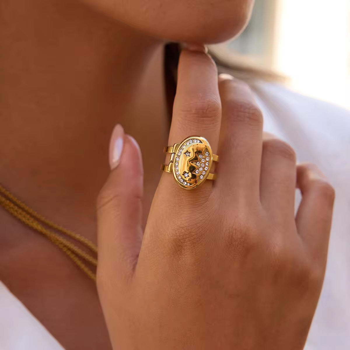 The Keepsake Locket Ring