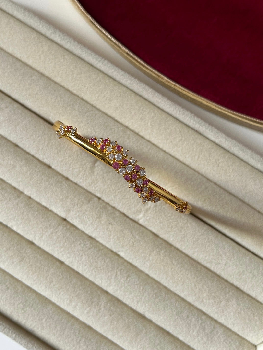 Aurora Pink Bangle Bracelet