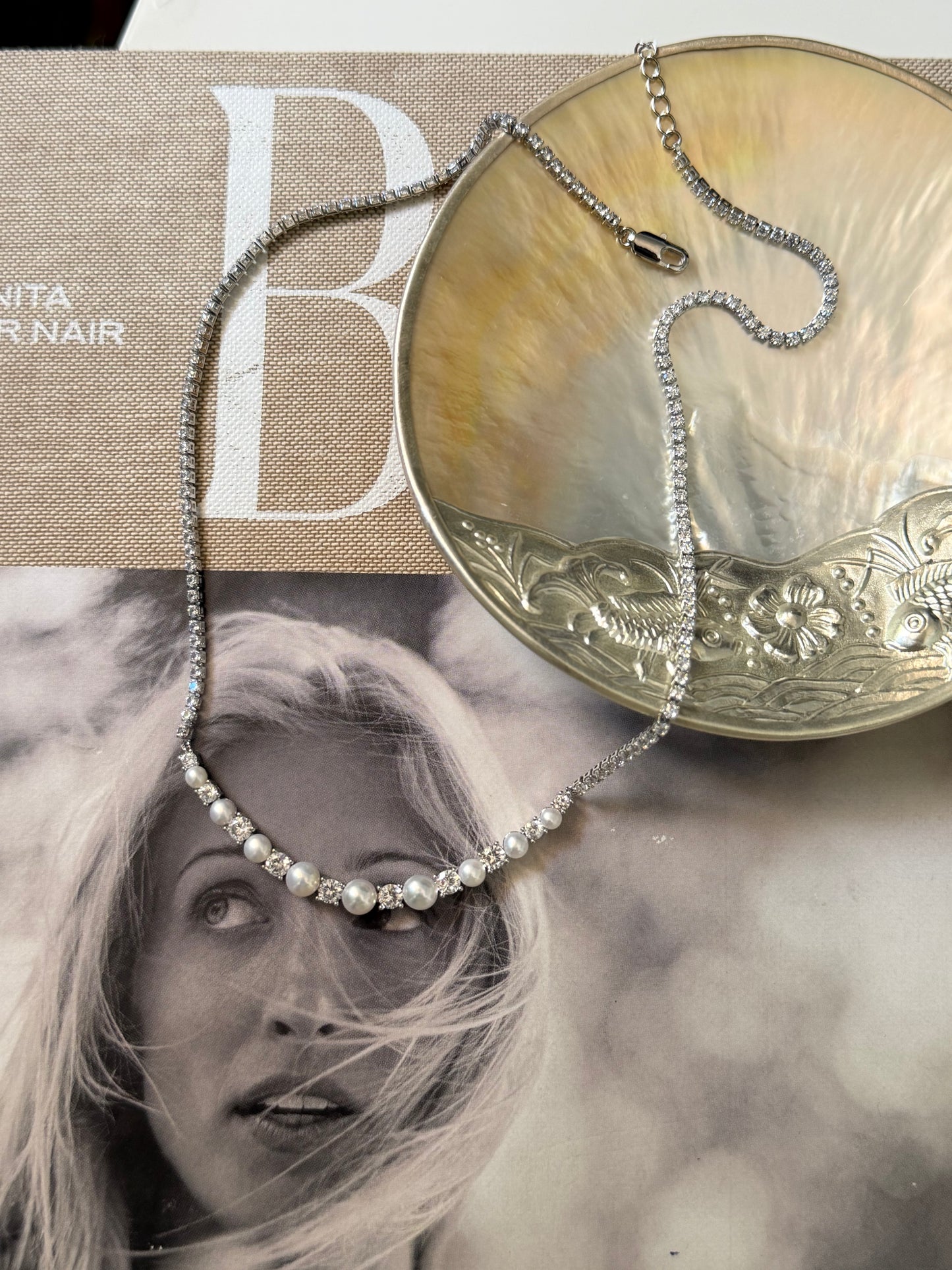 Lumière Pearl Tennis Necklace