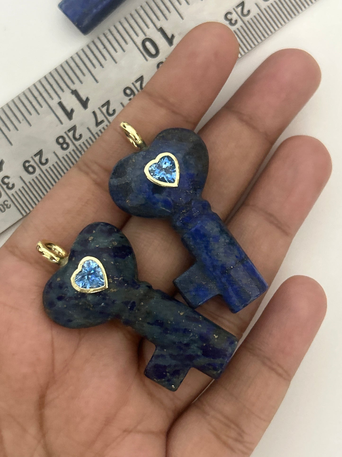 Lapis Lazuli Midnight Key Necklace