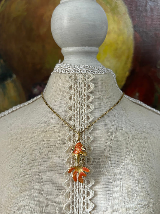 Lucky Koi Fish Necklace