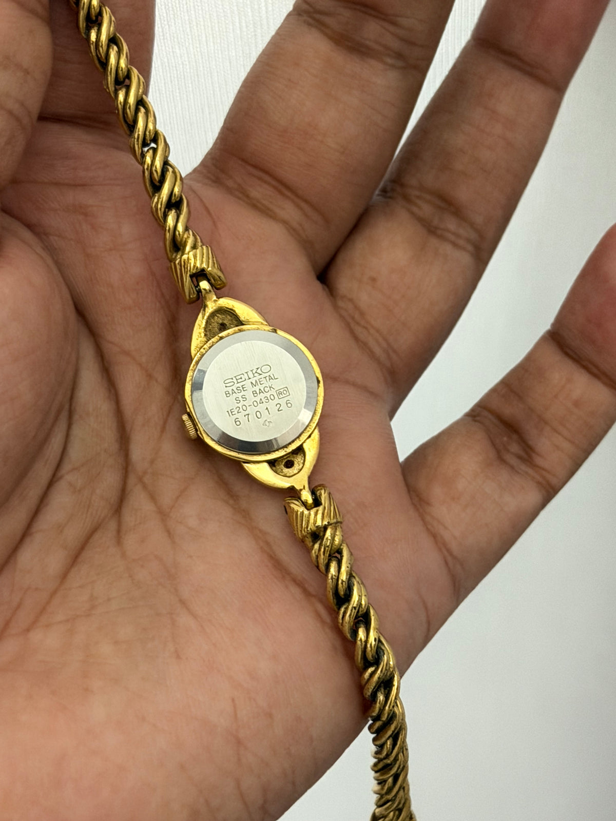 Vintage Seiko 2P Ruby Rope Bracelet Watch