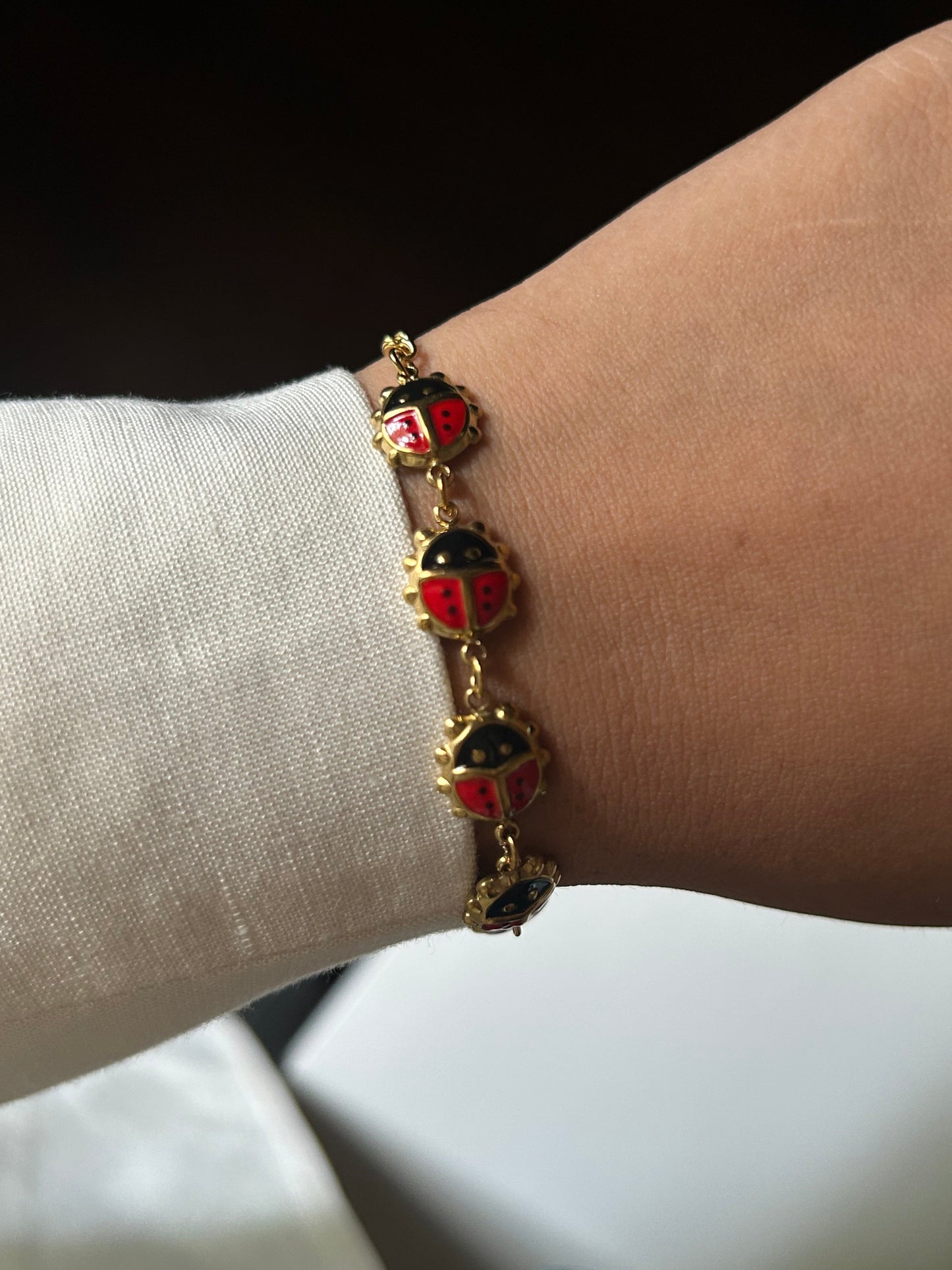 Ladybird Charm Bracelet