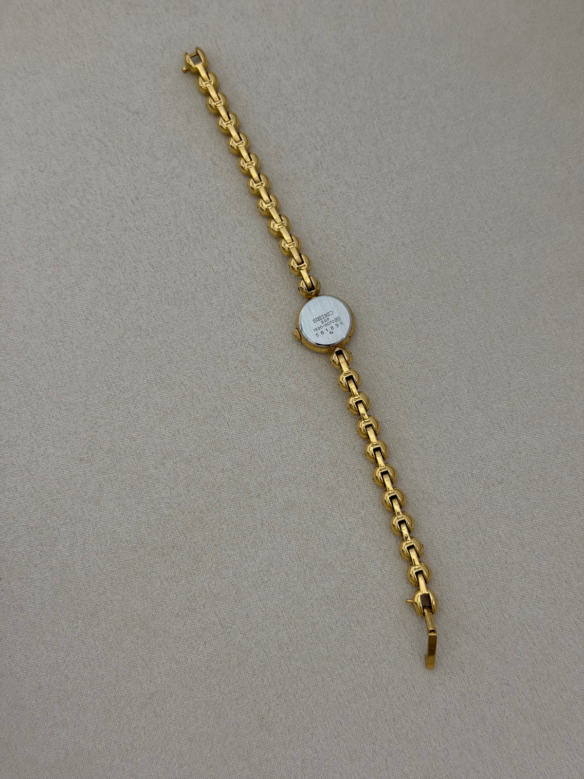 Vintage Seiko Bubble Bracelet Quartz Watch - Gold