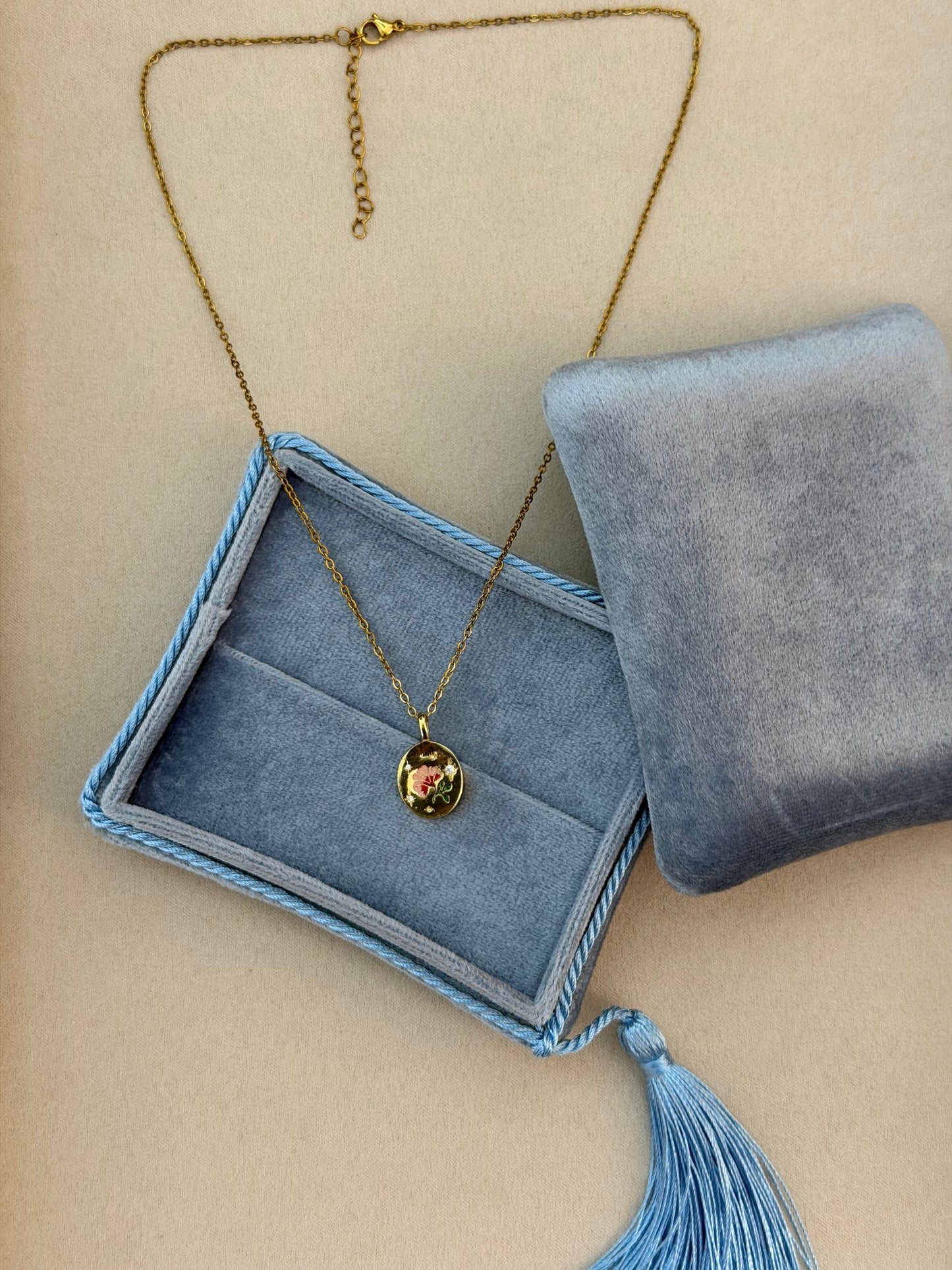 Rosa Charm Necklace