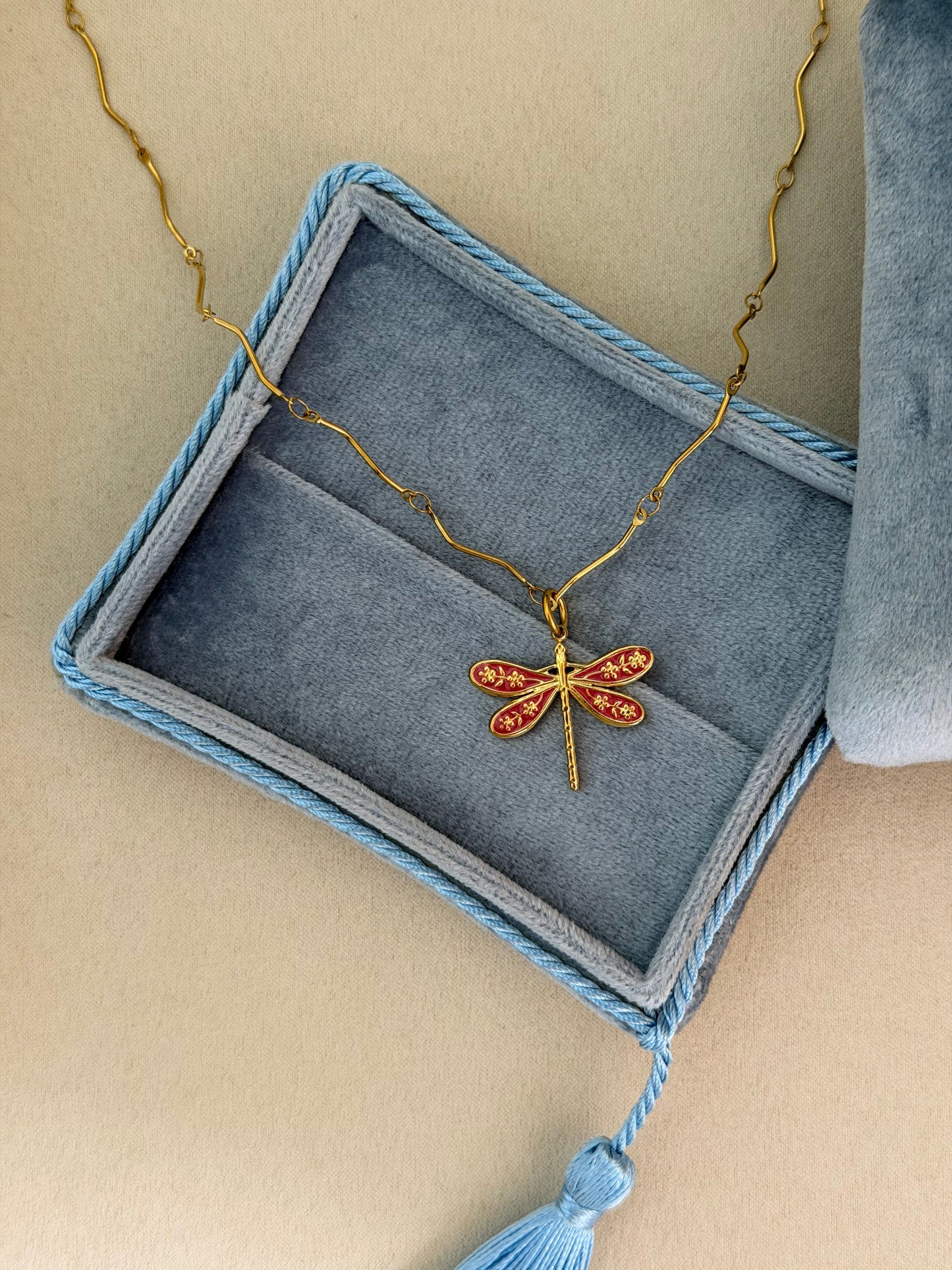 Dragonfly Charm Necklace