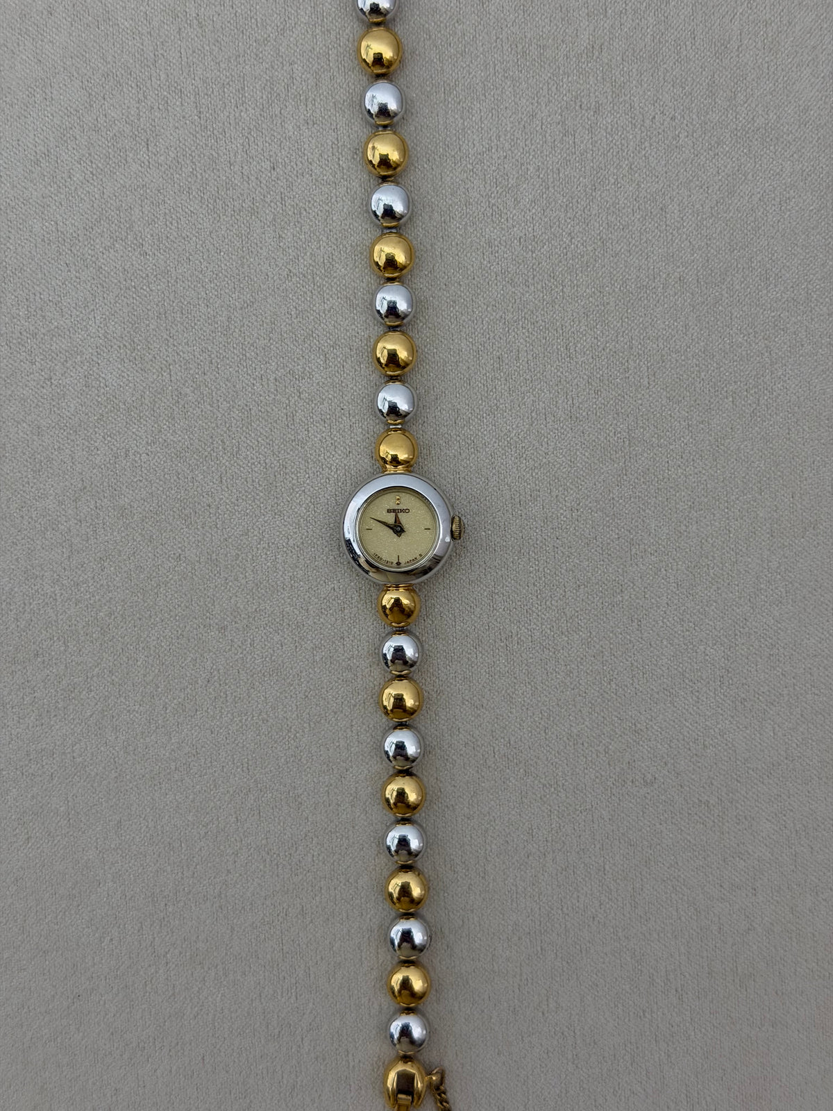 Vintage Seiko Bubble Bracelet Quartz Watch - Two Tone